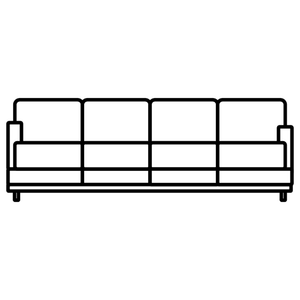 4 seater sofa