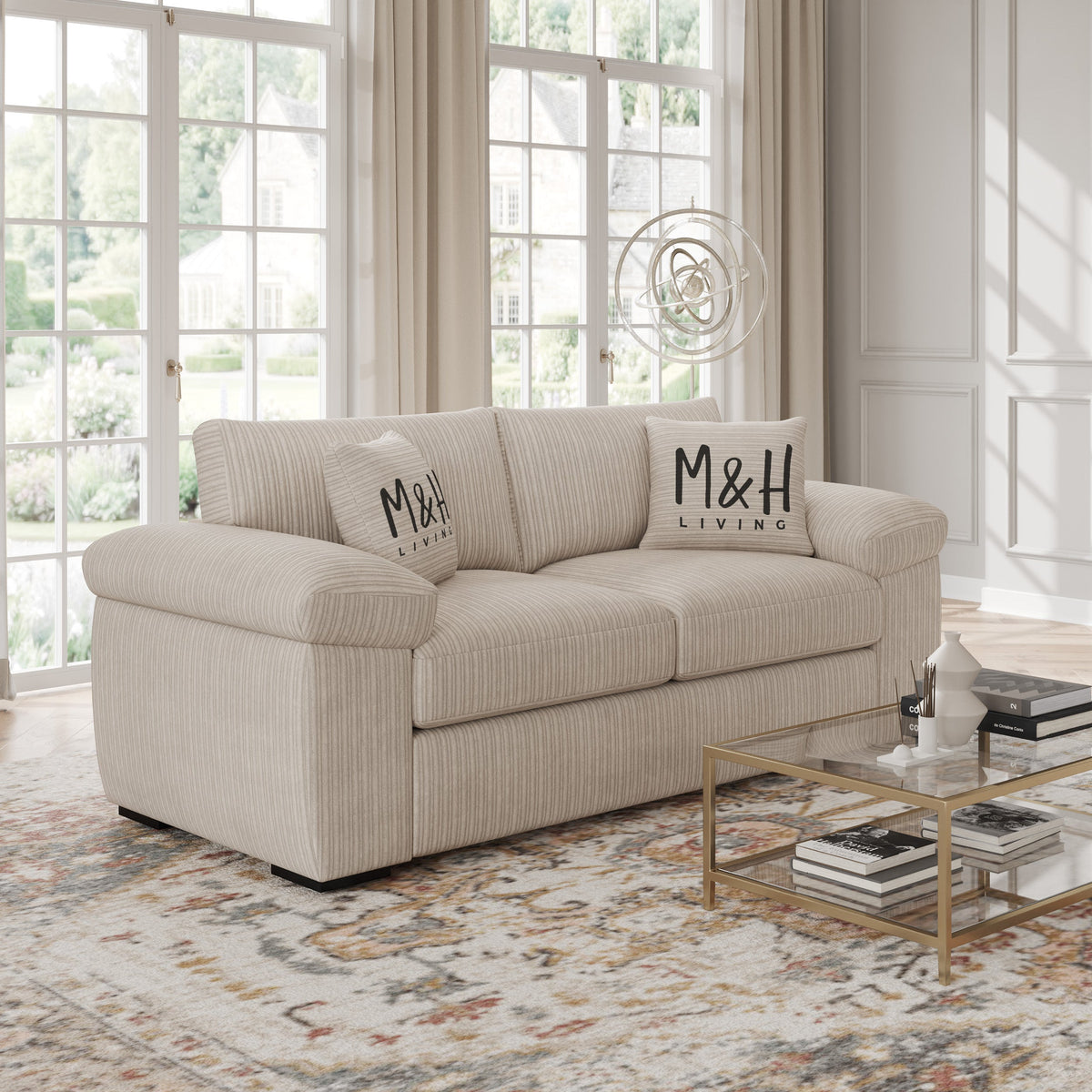 Jumbo cord sofas