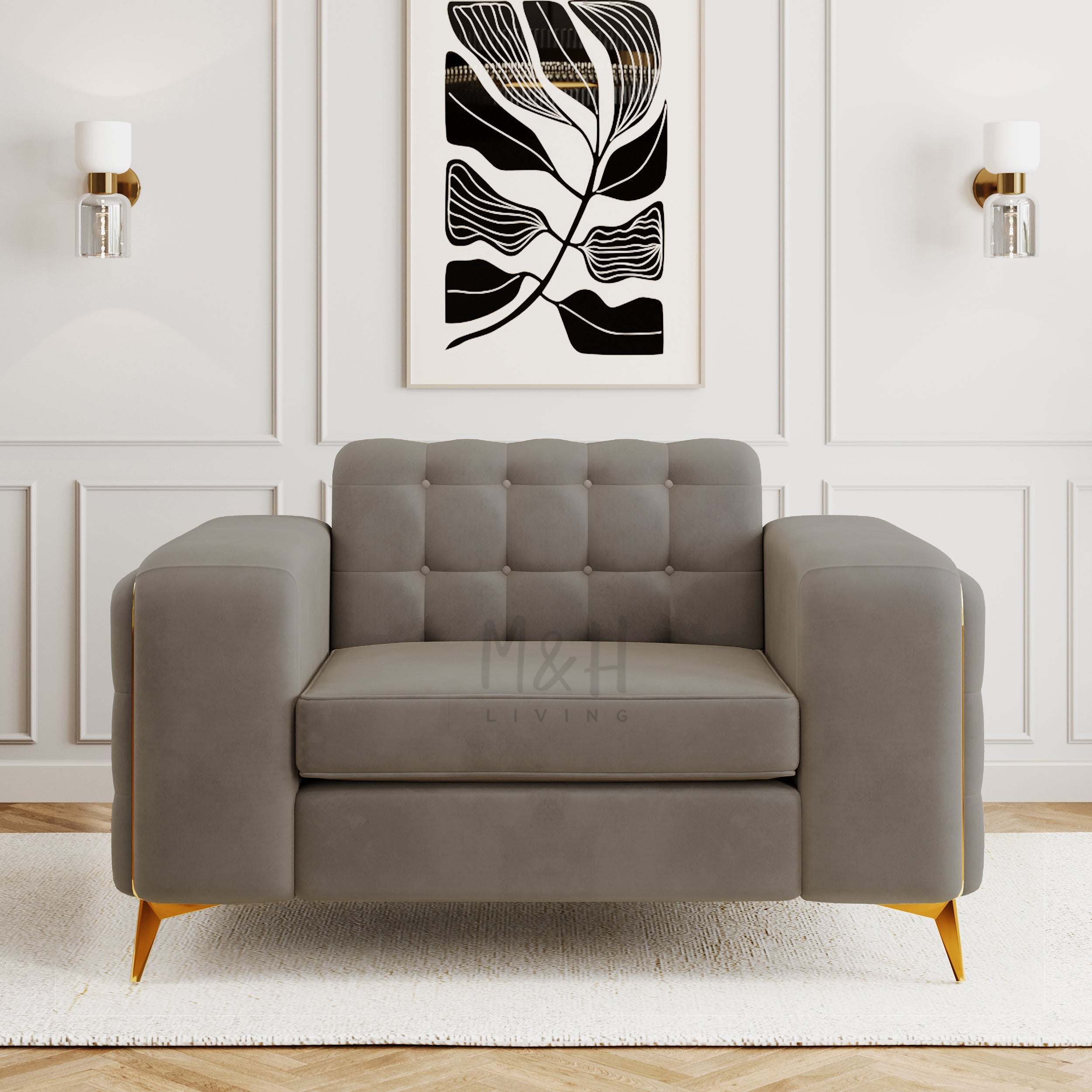 Charlotte 1 seater Sofa