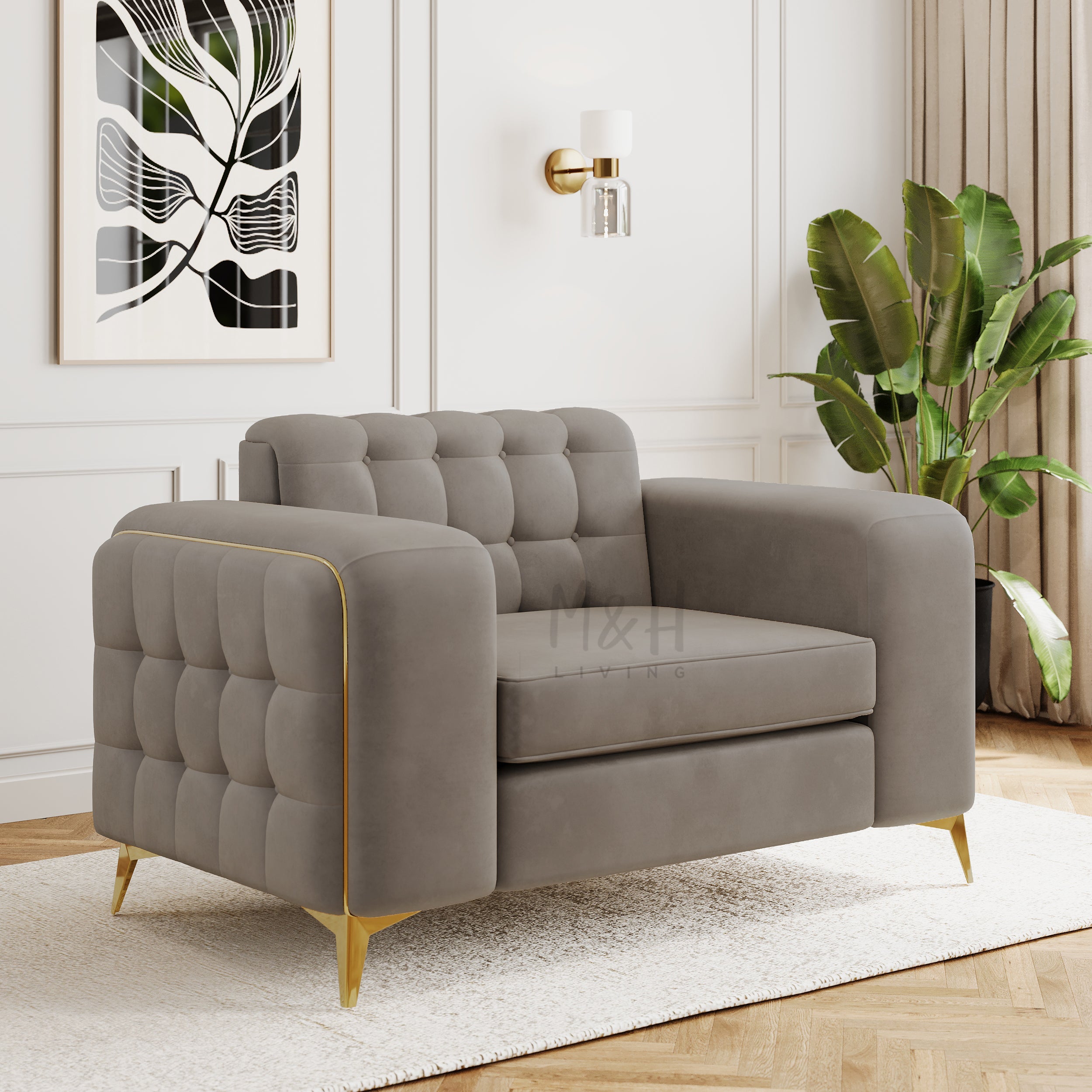 Charlotte 1 seater Sofa