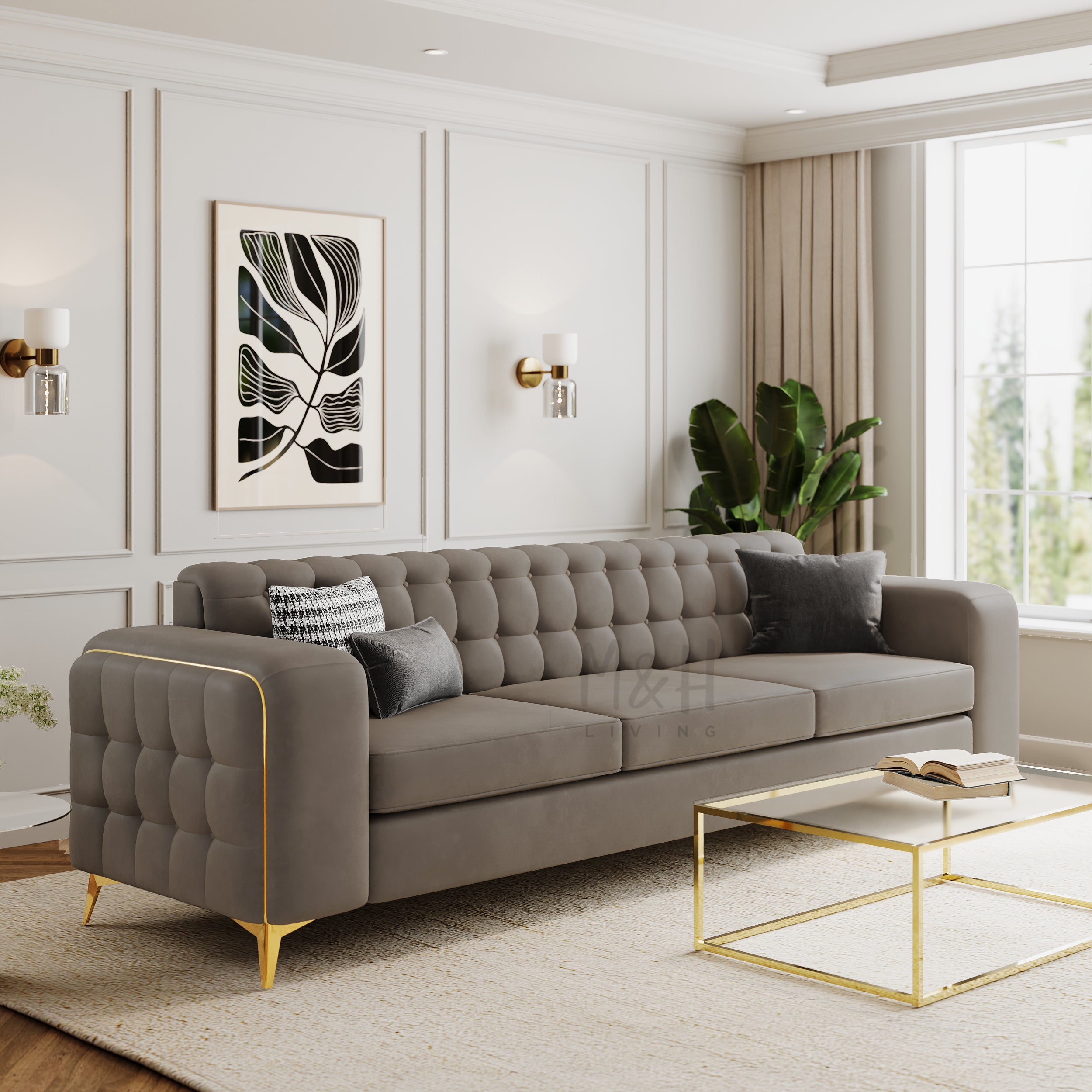 Charlotte 3 + 2 Seaters Sofa Set
