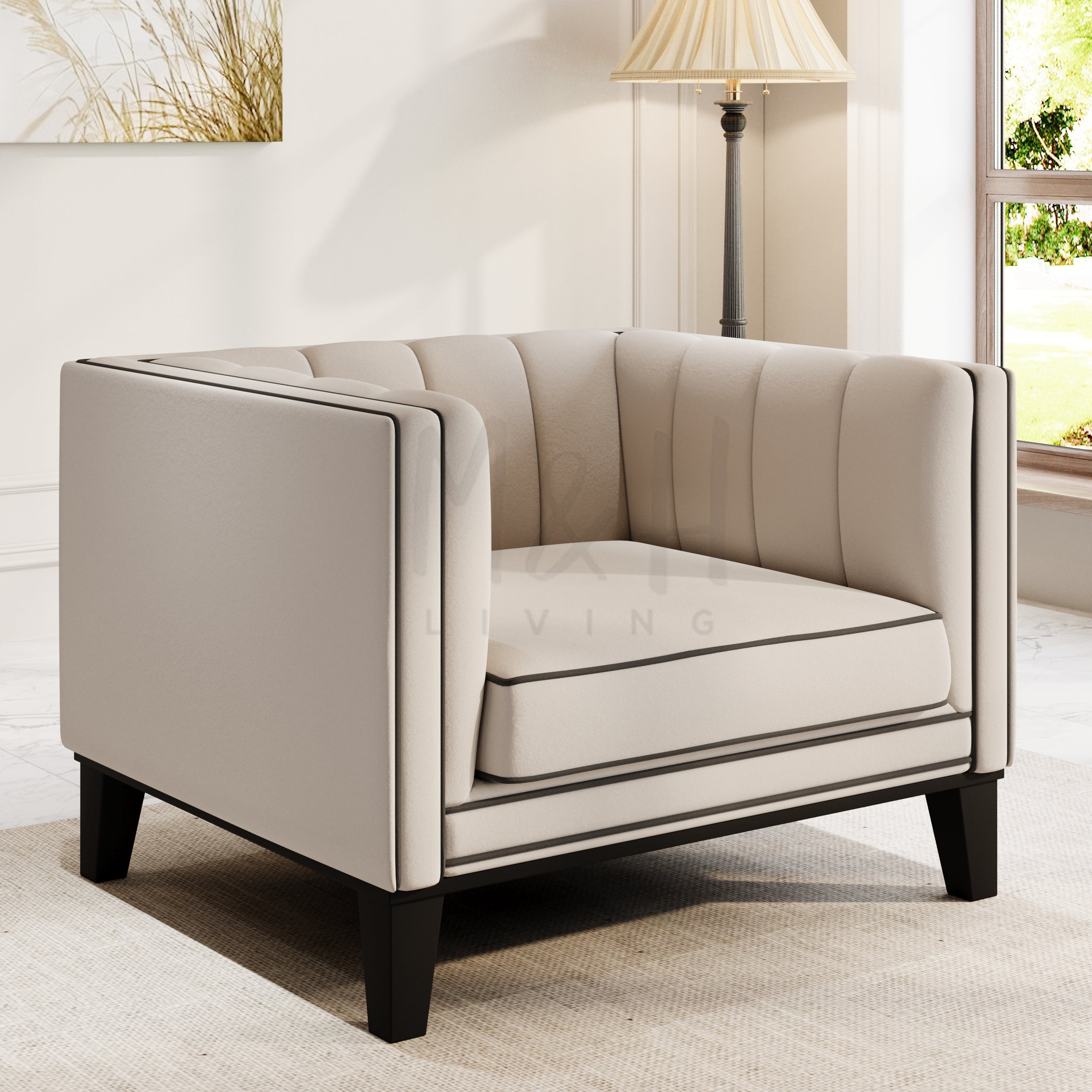 MH Luxury 1 Seater Sofa