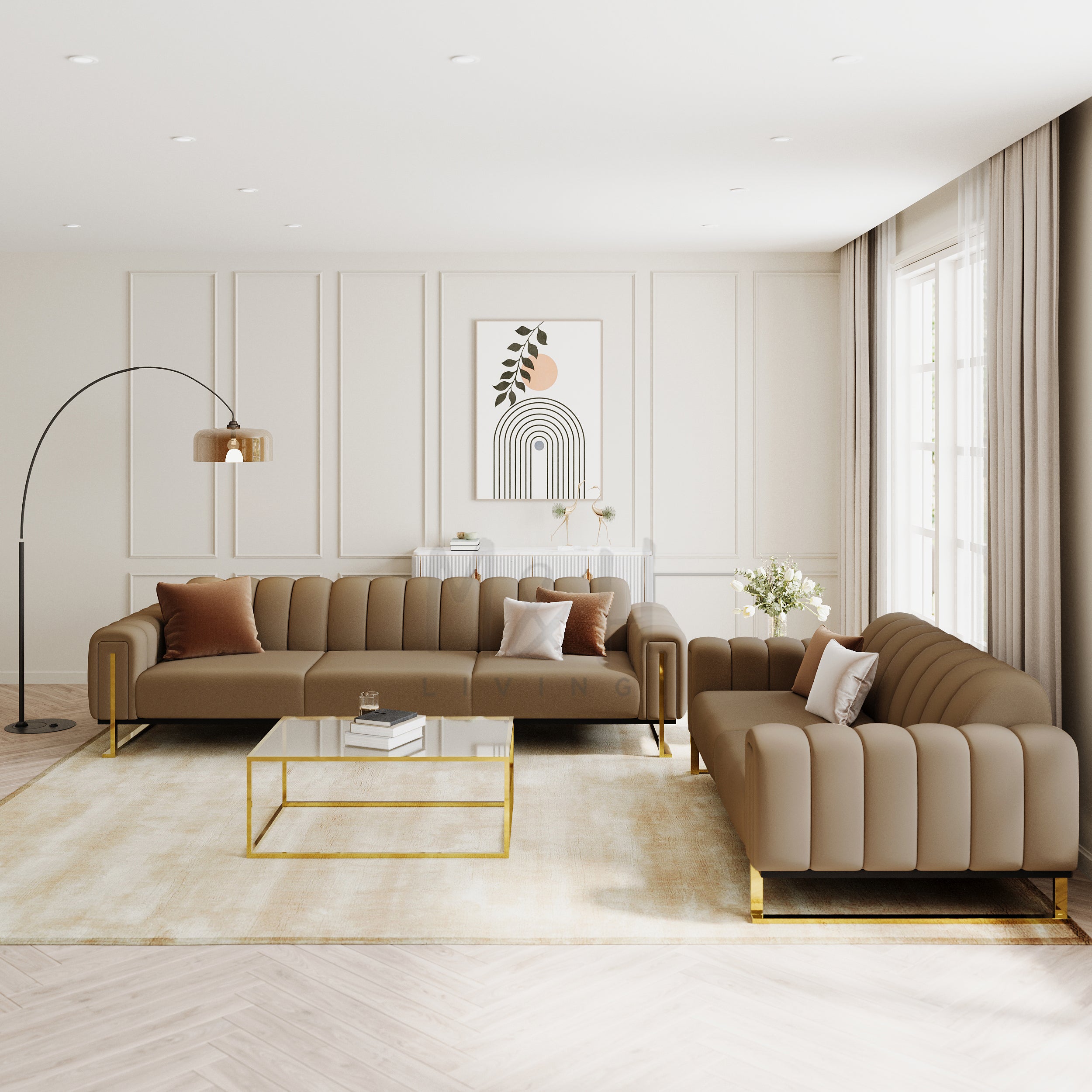 Majestic 3 + 2 Seaters Sofa Set