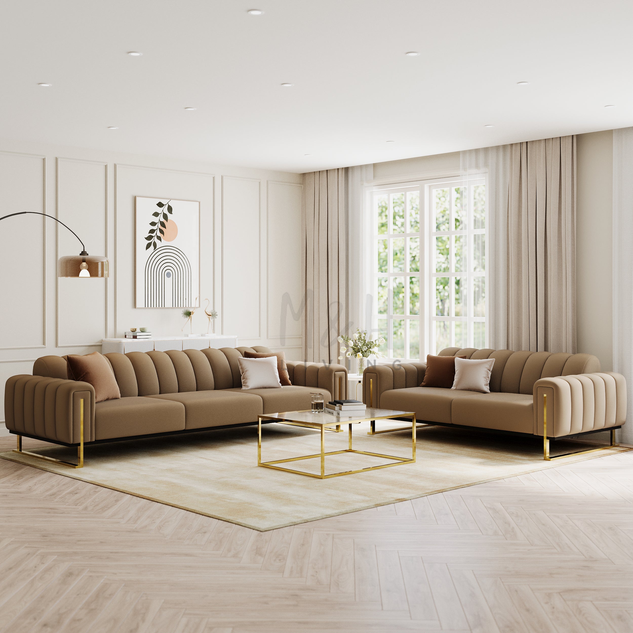 Majestic 3 + 2 Seaters Sofa Set