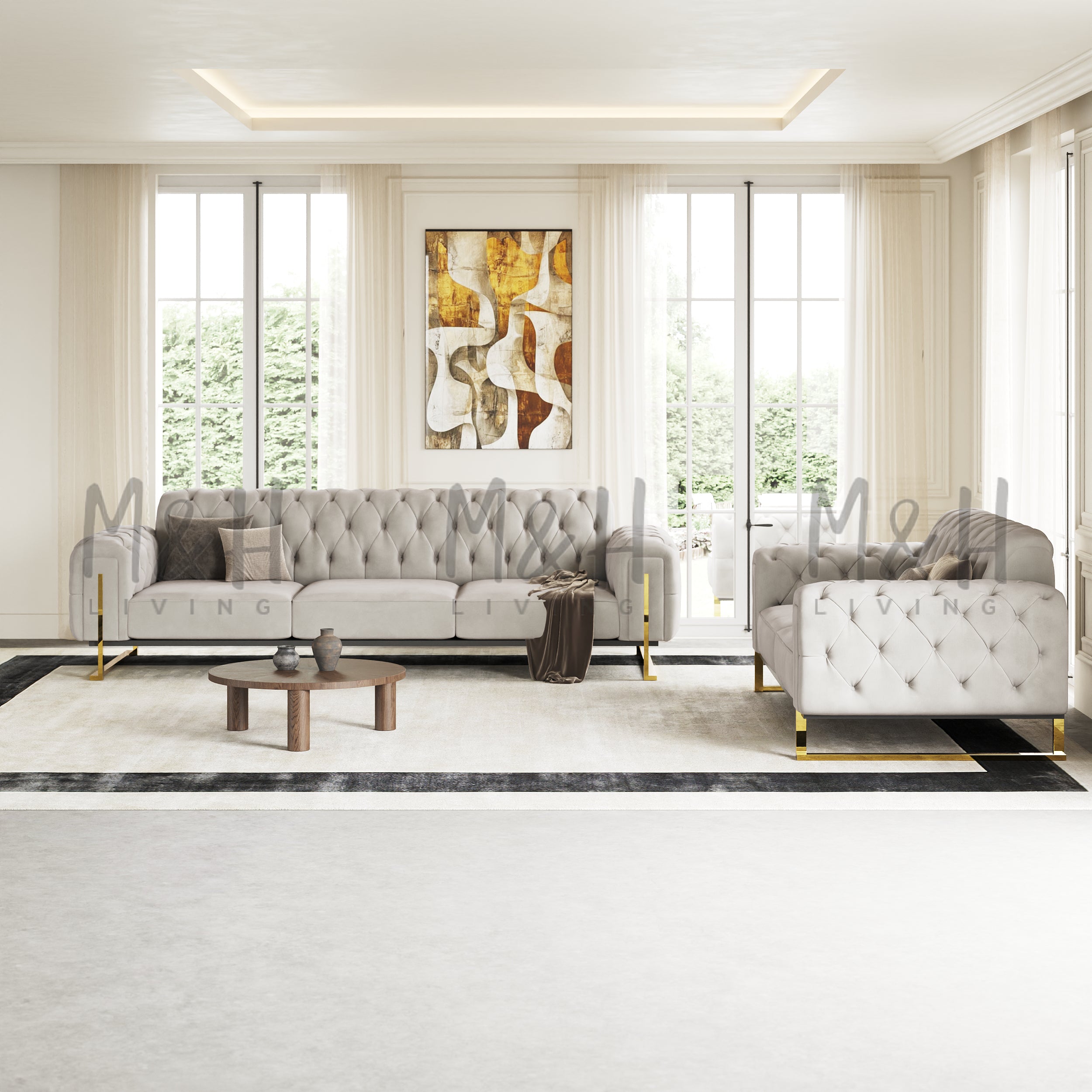 Scarlet 3 + 2 Seaters Sofa Set