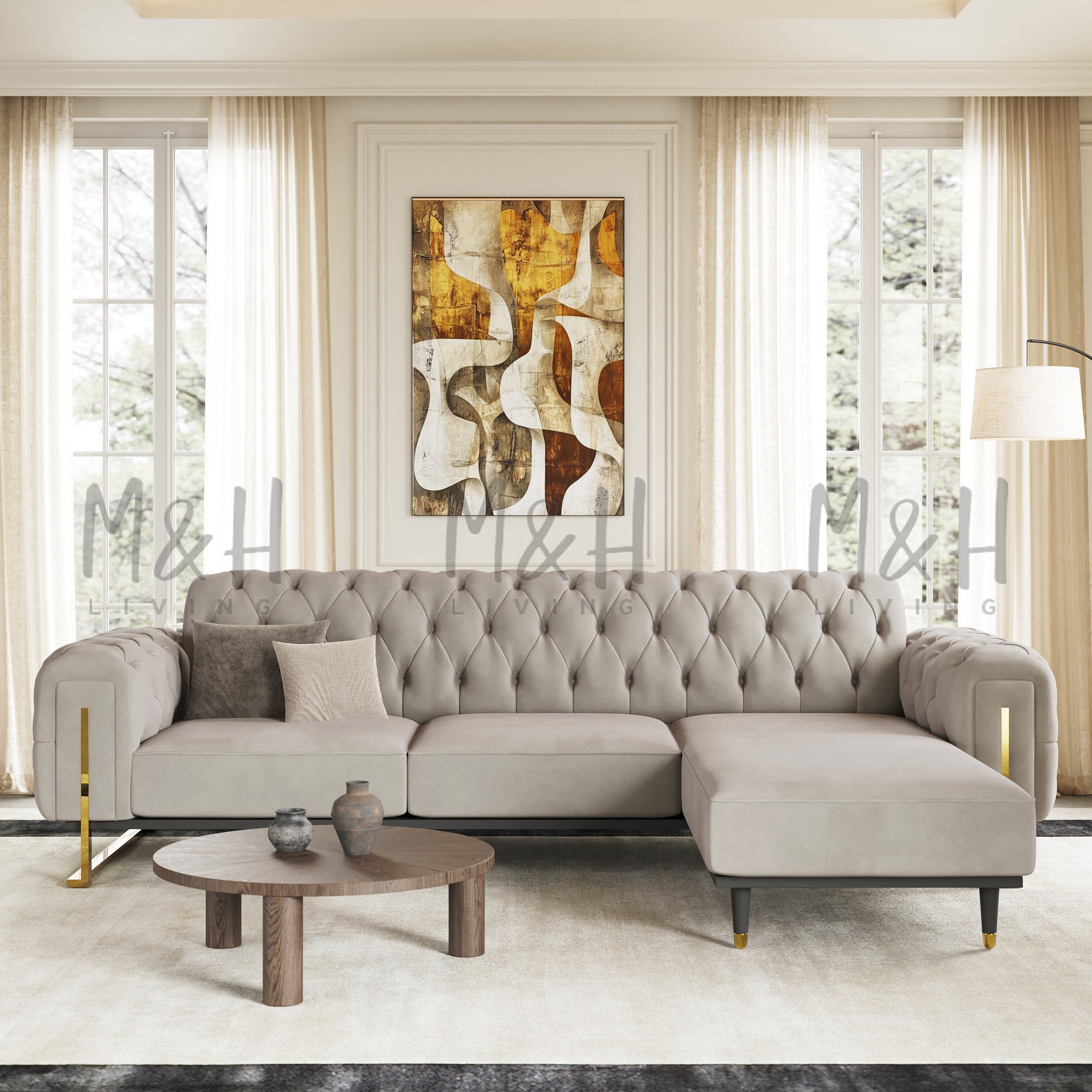 Scarlet L Shape Sofa