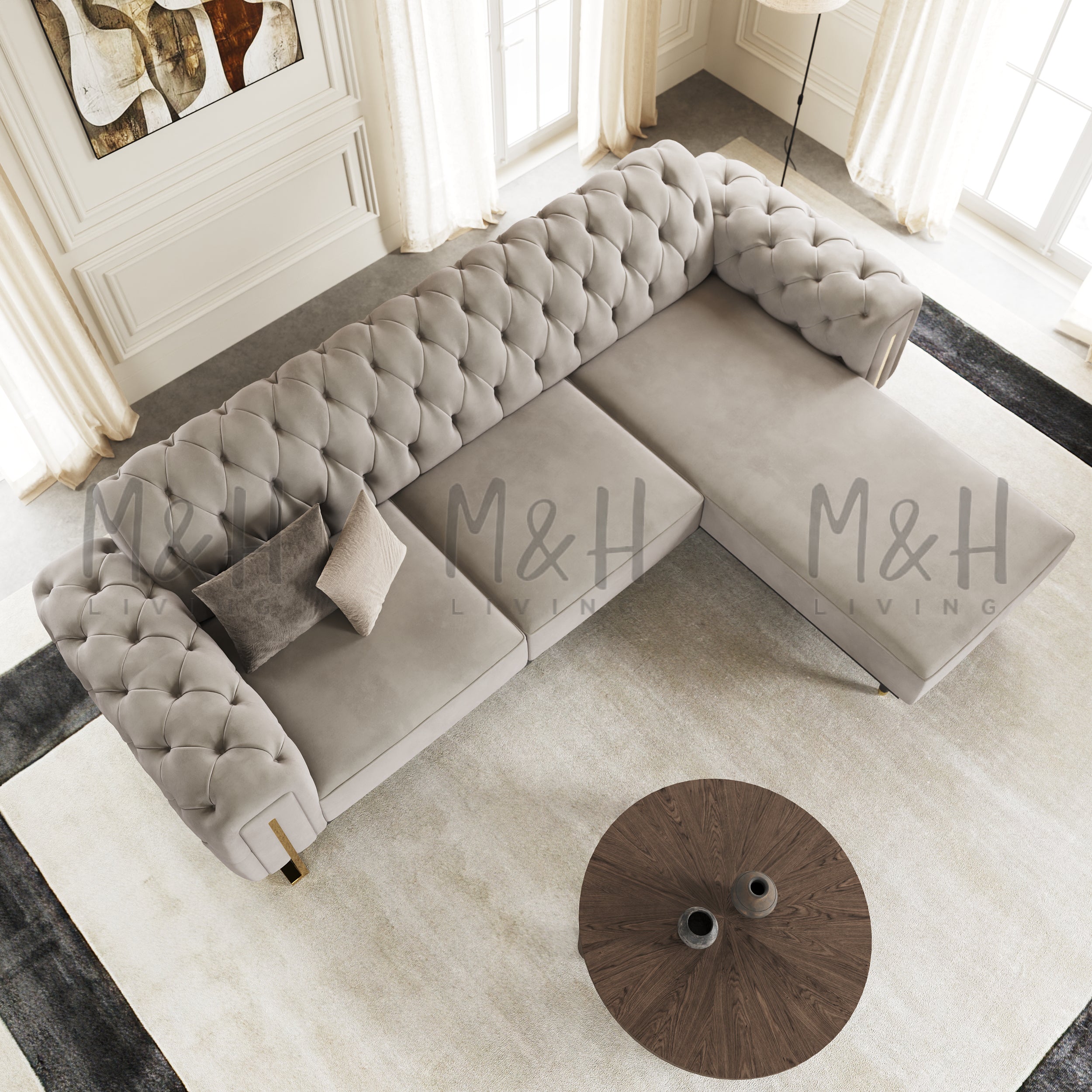 Scarlet L Shape Sofa