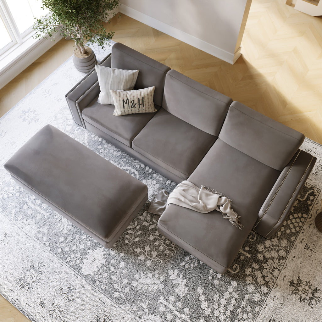 Aaron L Shape Sofa