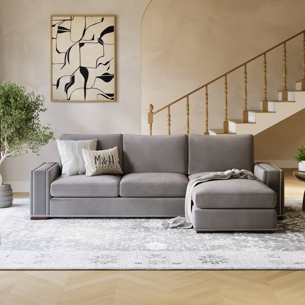 Aaron L Shape Sofa