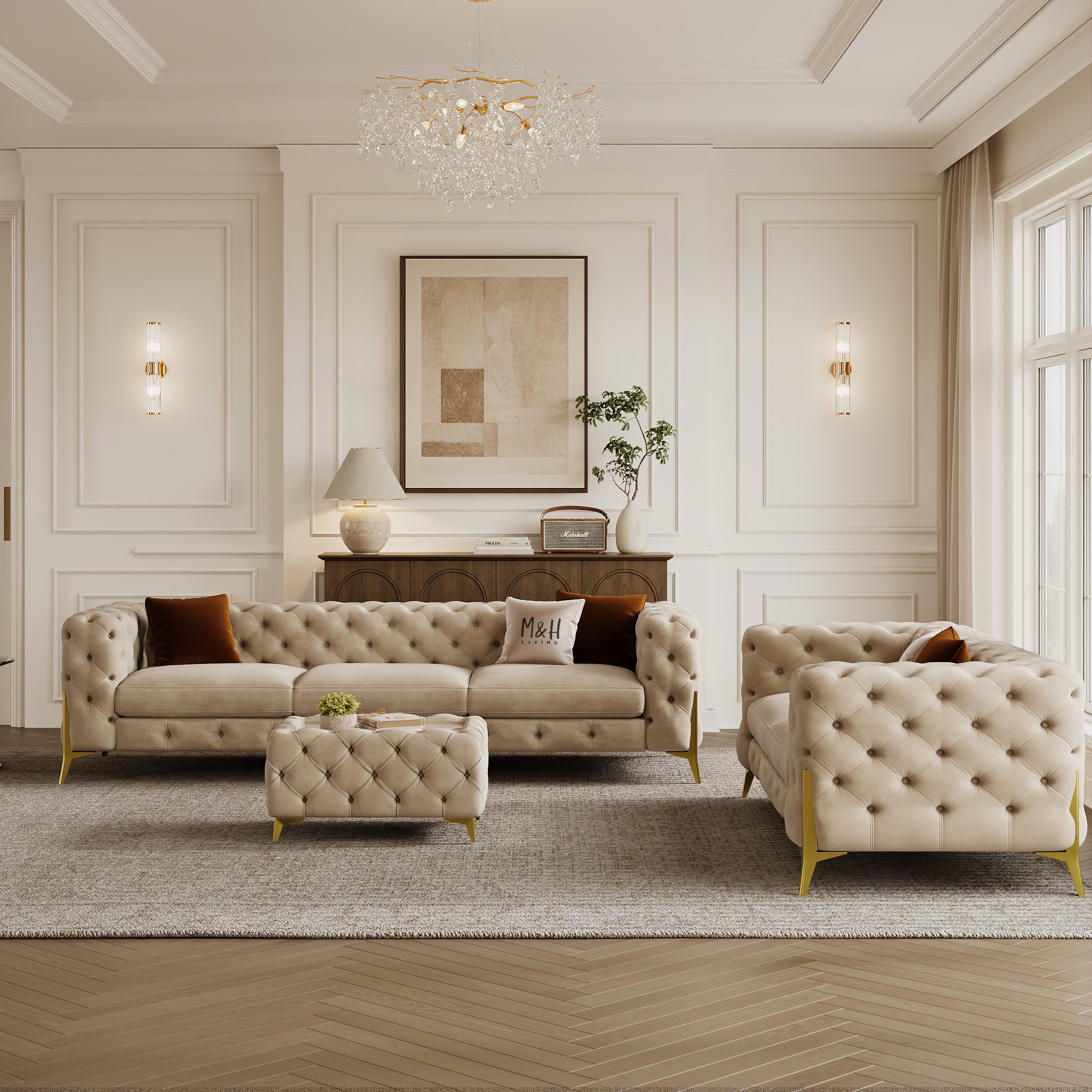 Ambassador 3 + 2 Seaters Sofa Set