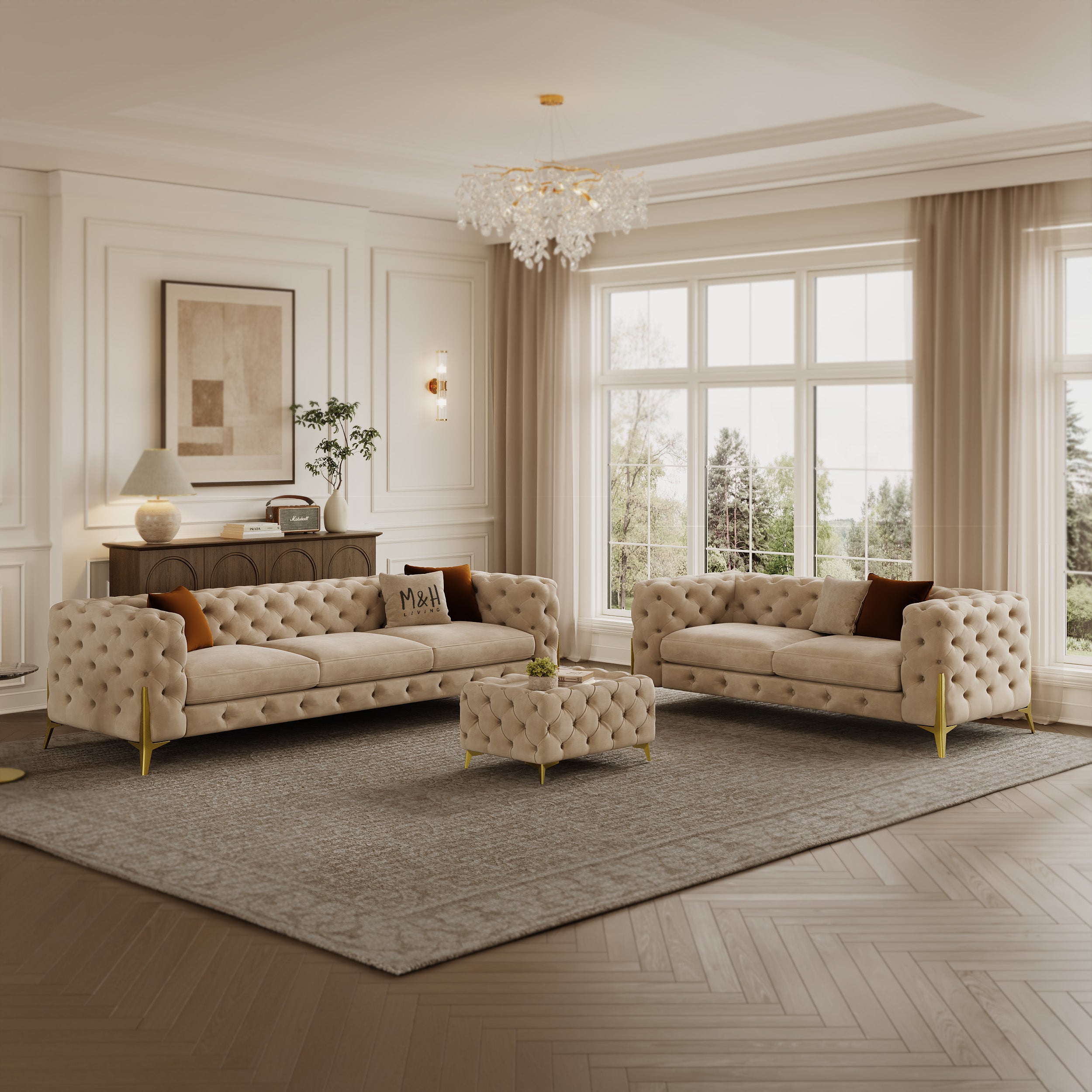 Ambassador 3 + 2 Seaters Sofa Set