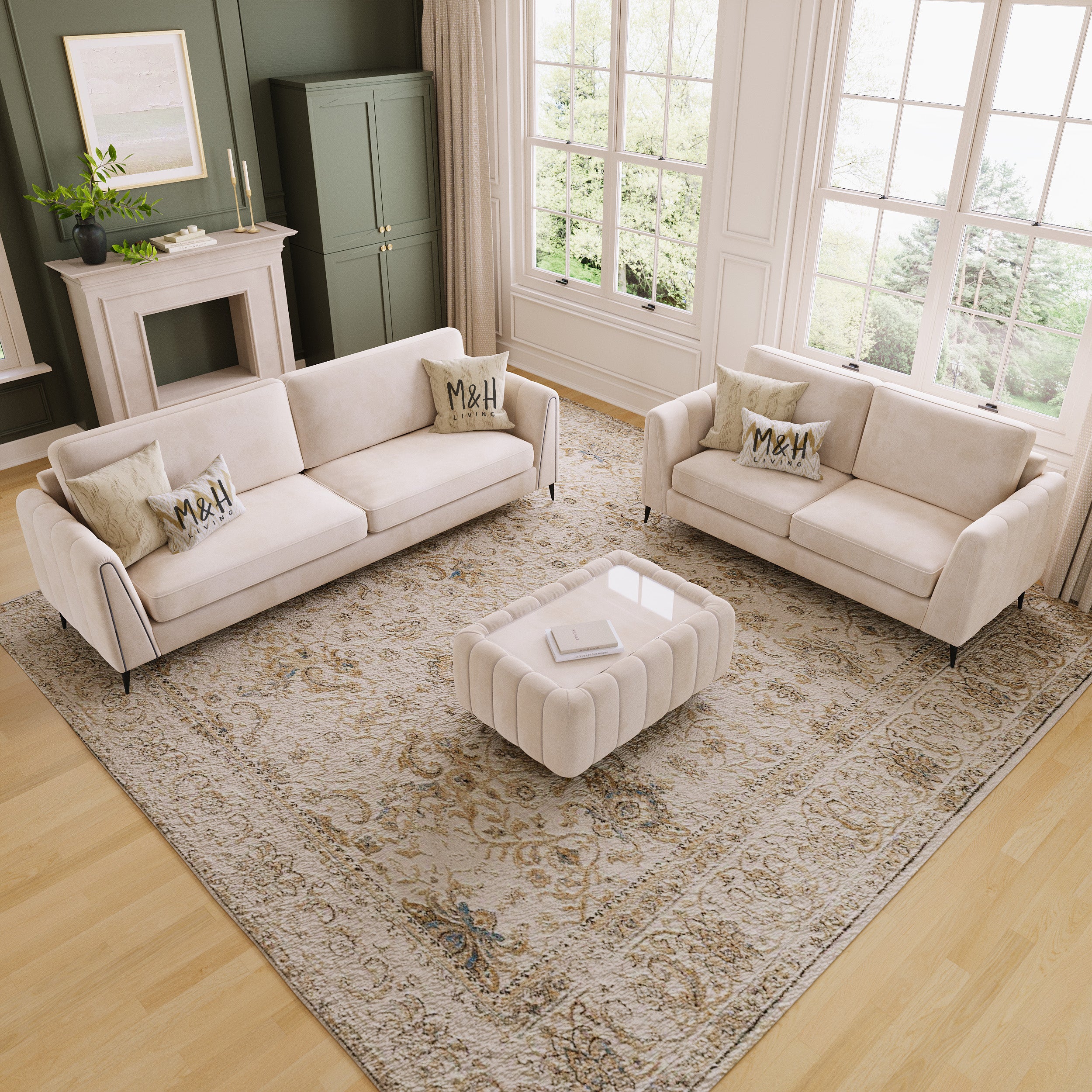 Amelia 3 + 2 Seaters Sofa Set