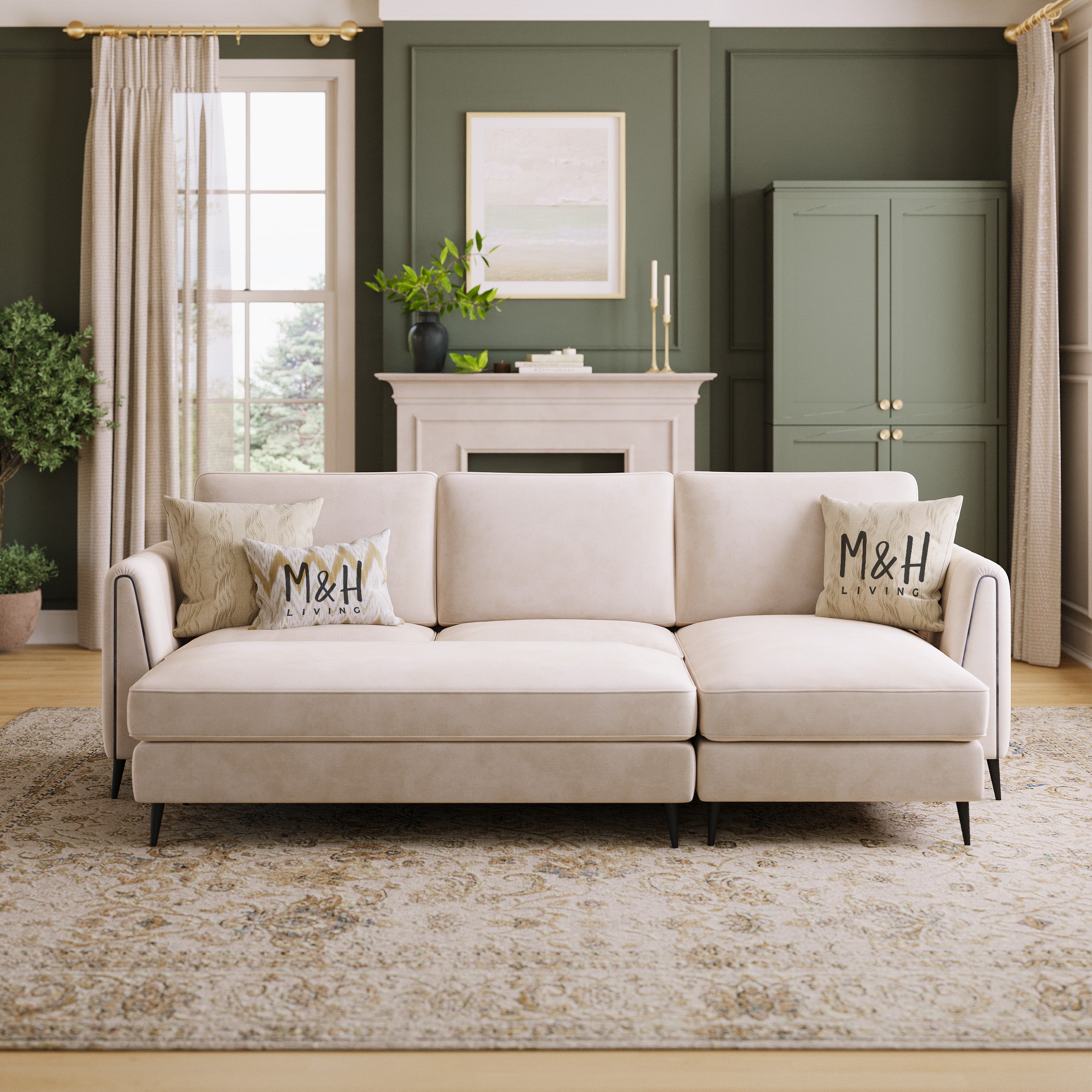 Amelia L Shape Sofa