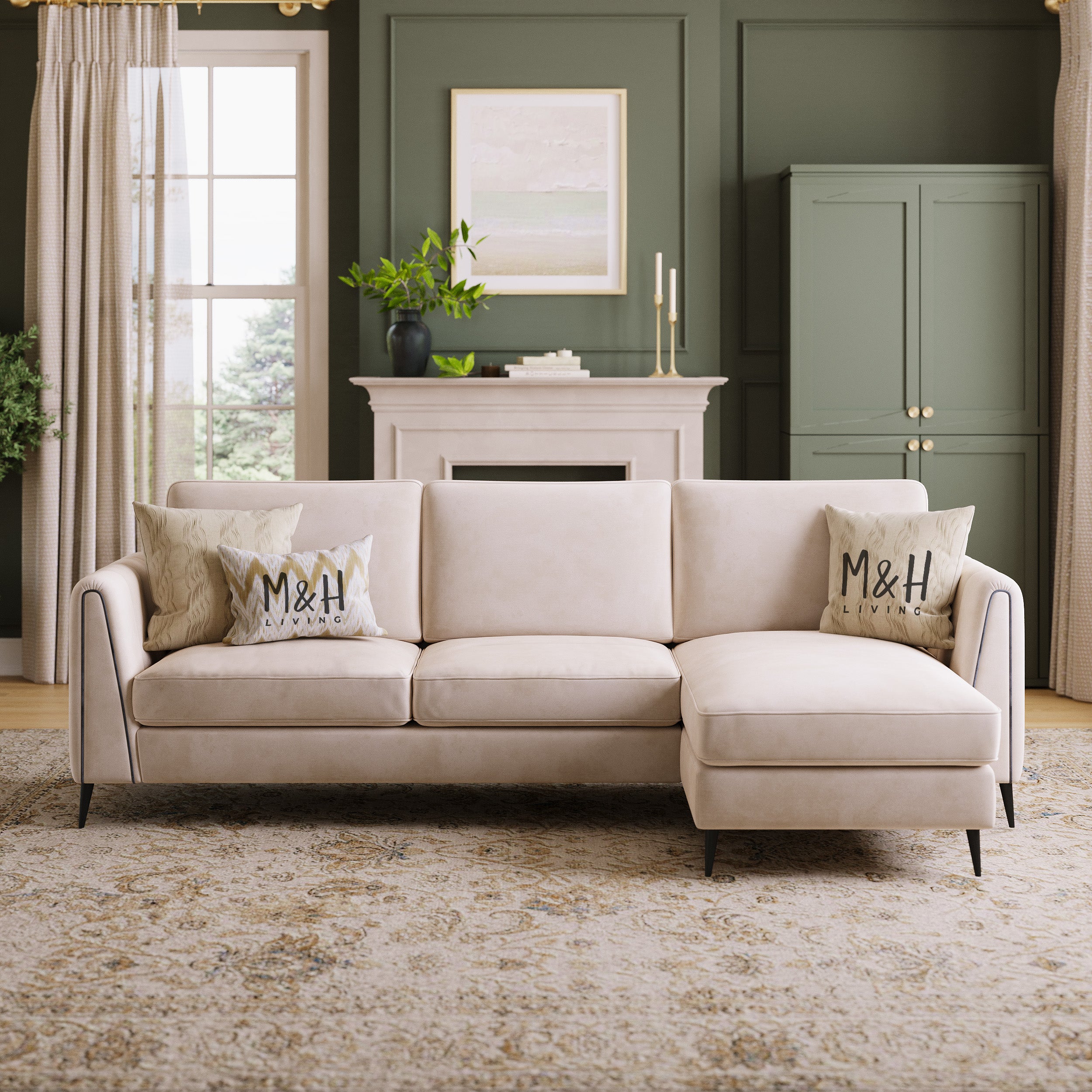 Amelia L Shape Sofa