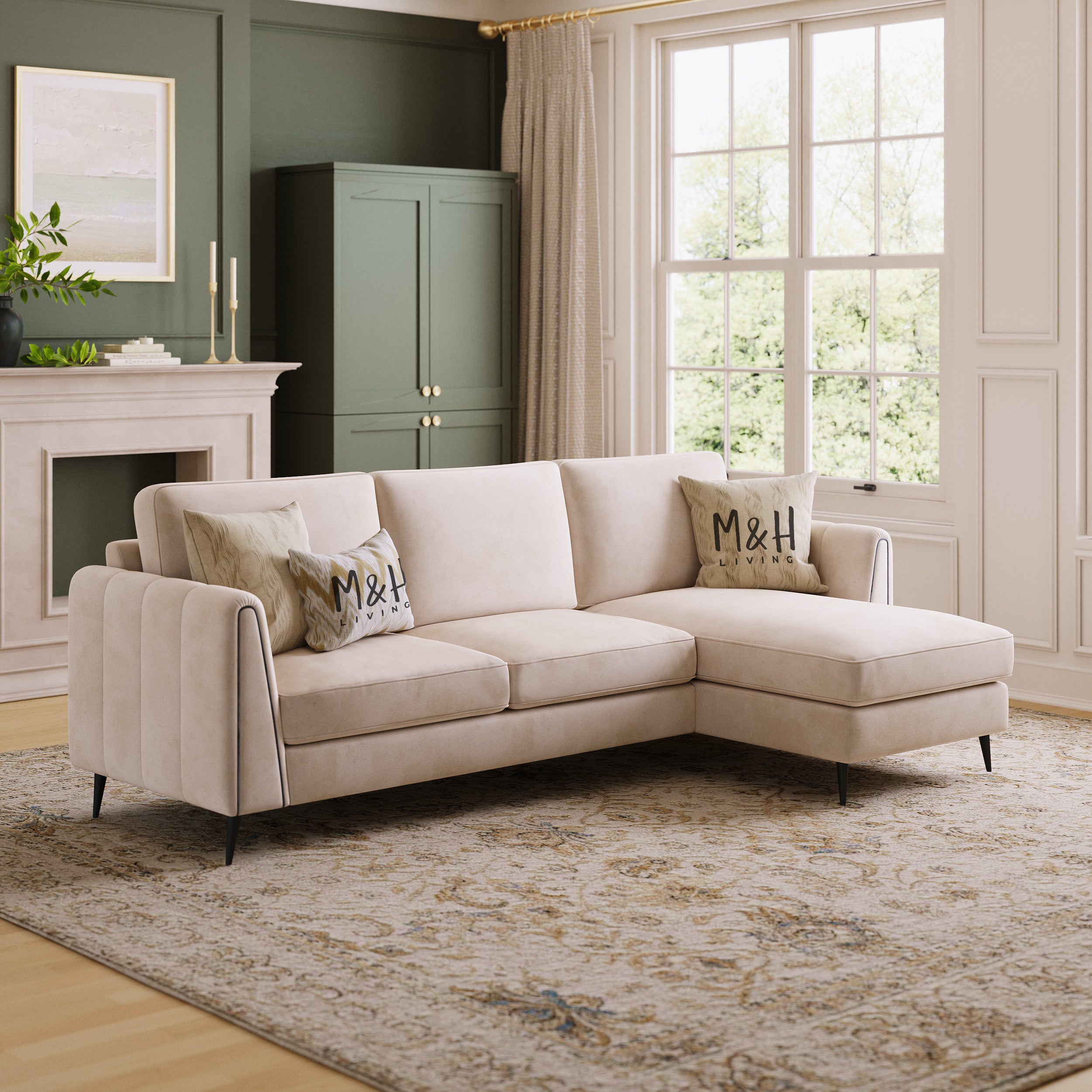 Amelia L Shape Sofa