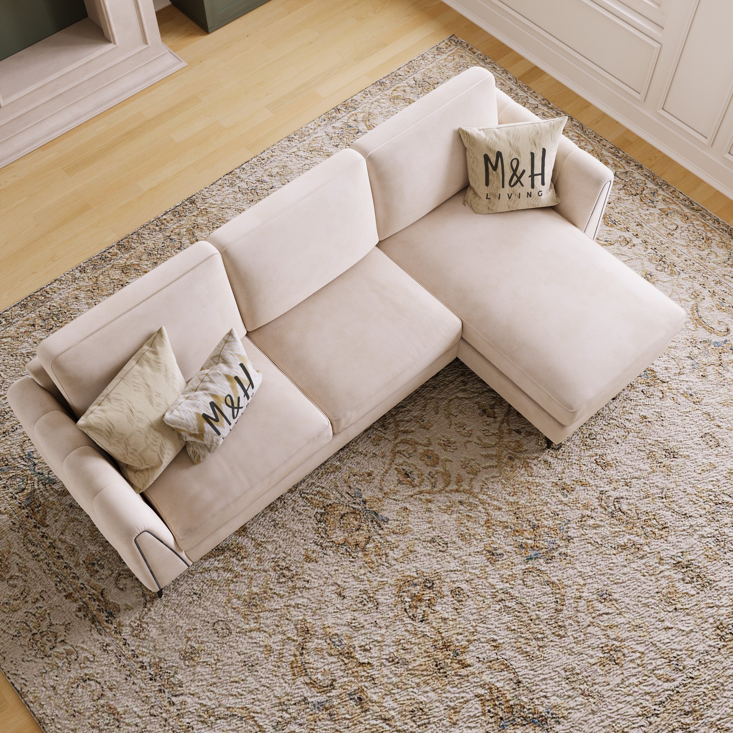 Amelia L Shape Sofa