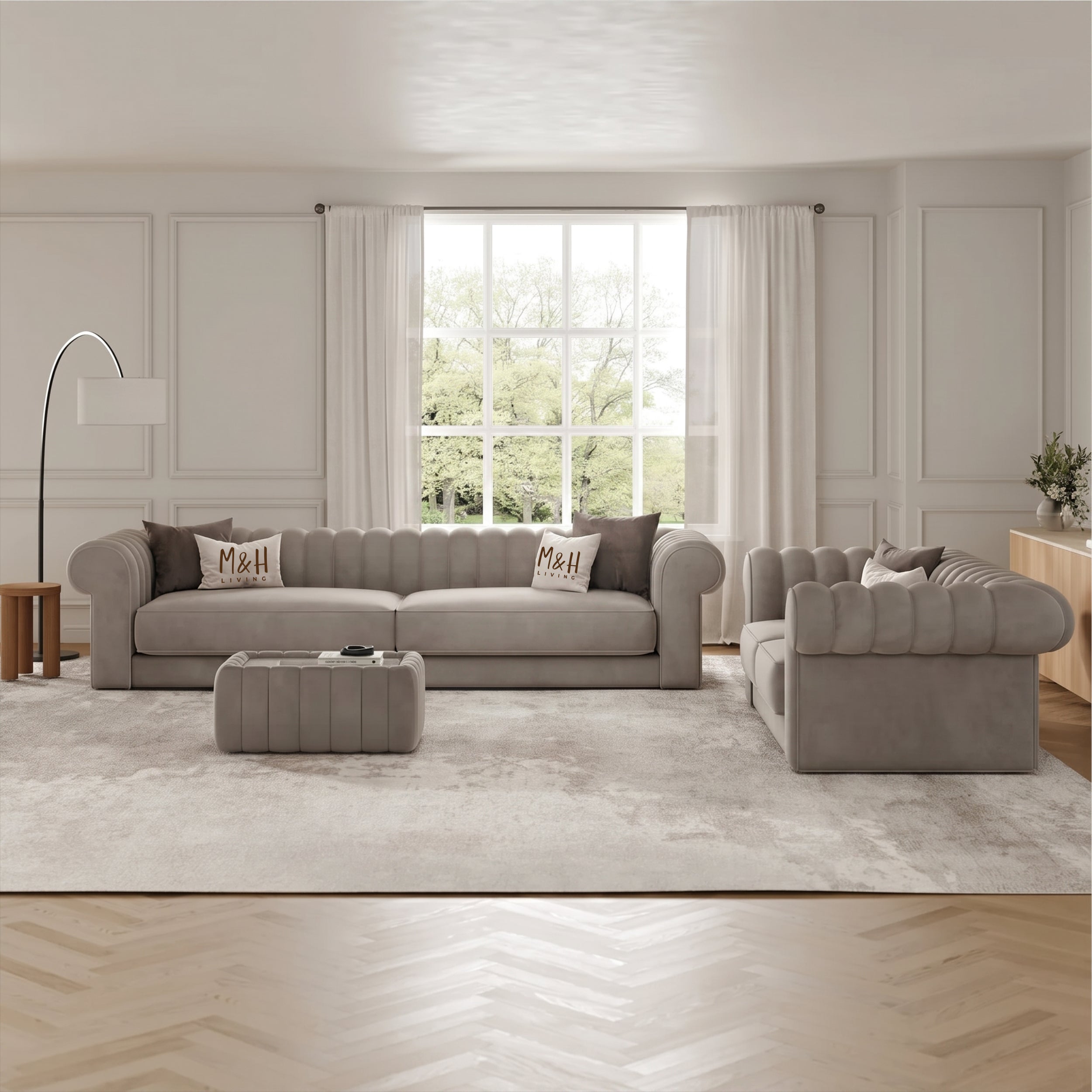 Chelsea Line 3 + 2 Seaters Sofa Set