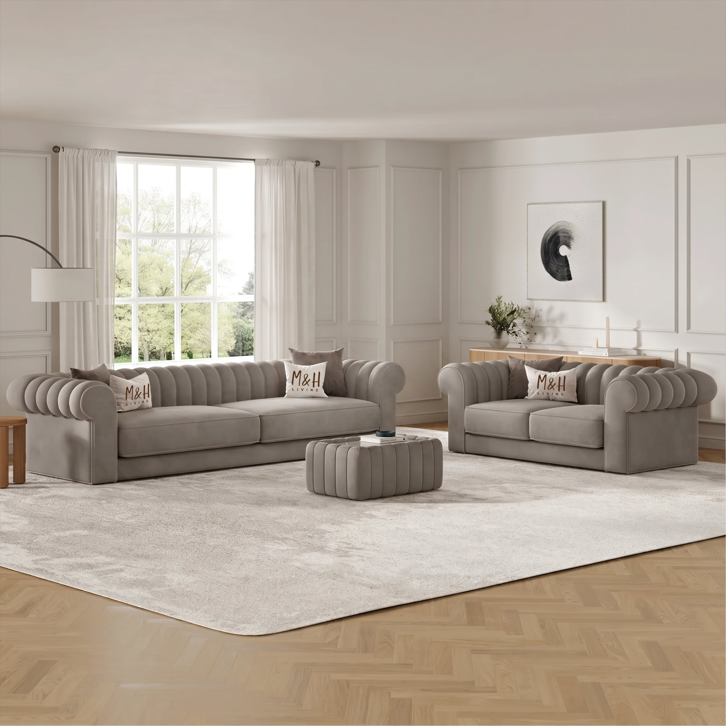 Chelsea Line 3 + 2 Seaters Sofa Set