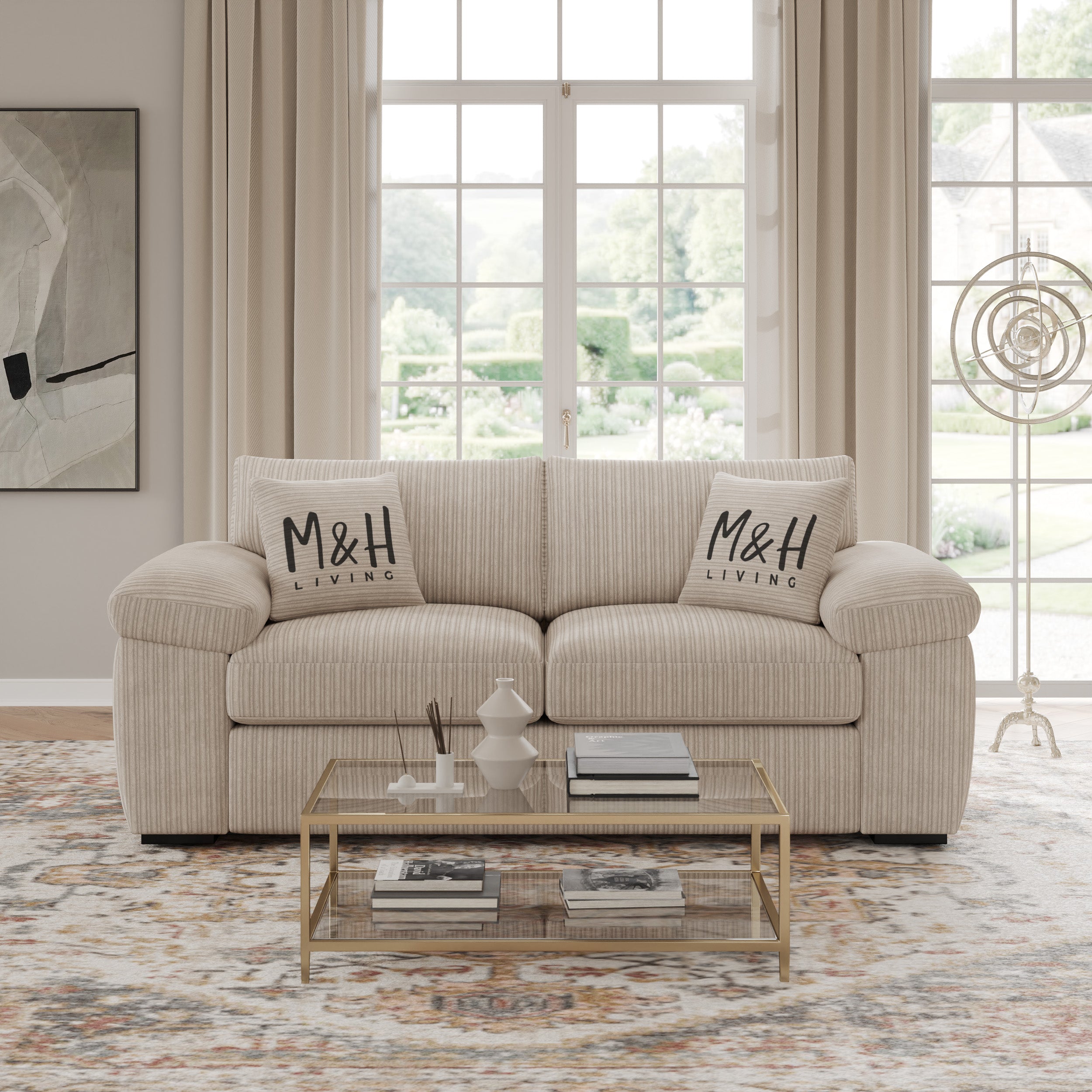 Jumbo Cord 3 Seater Sofa