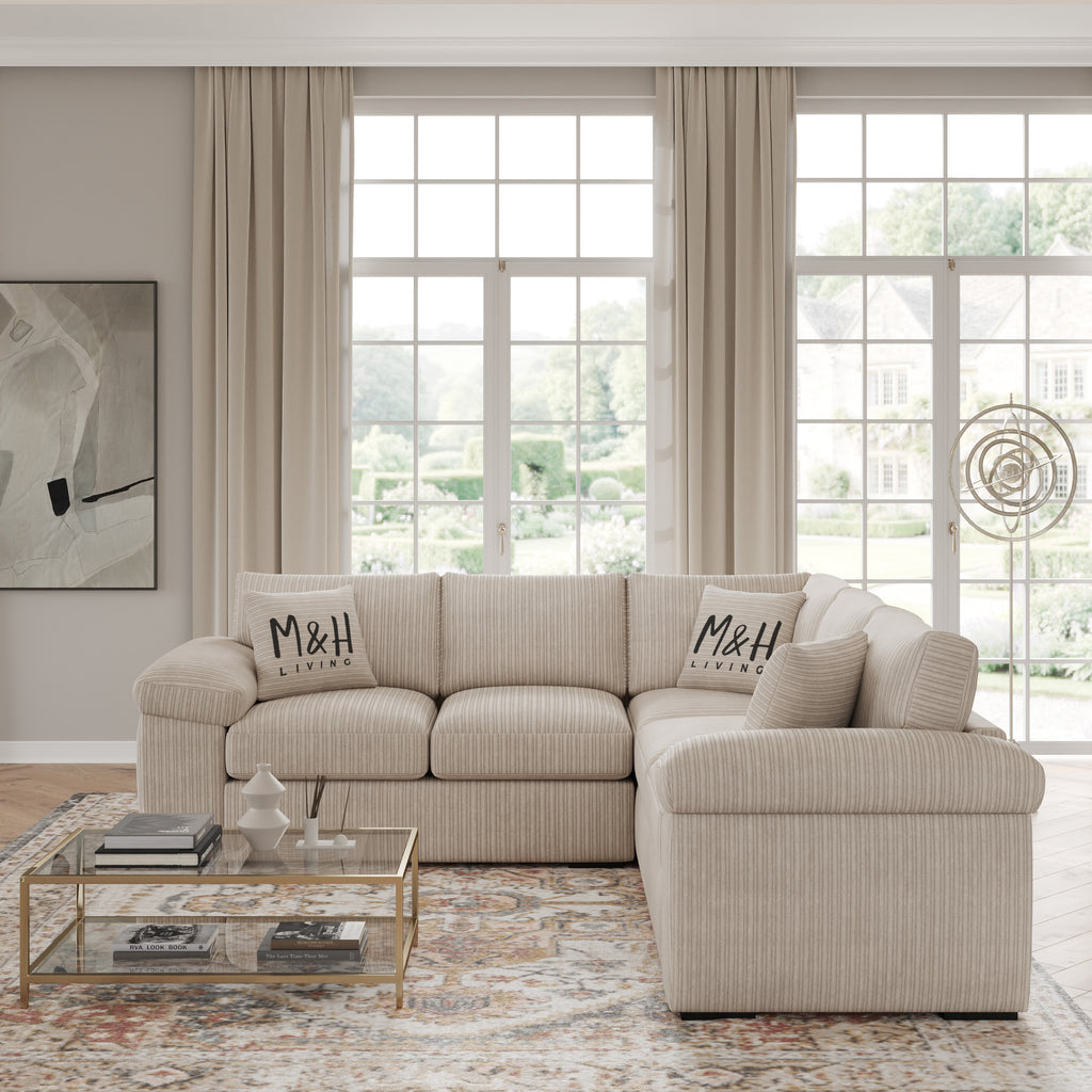 Jumbo Cord Corner Sofa