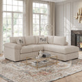 Jumbo Cord L Shape Sofa