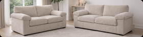 Jumbo cord sofas