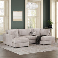 M&H Convertible U Shape Sofa
