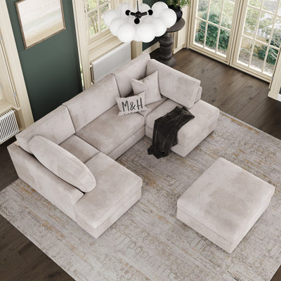 Convertible U Shape Sofa