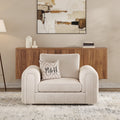 MH Lily 1 Seater Sofa shown in plush velvet, front view in a living room