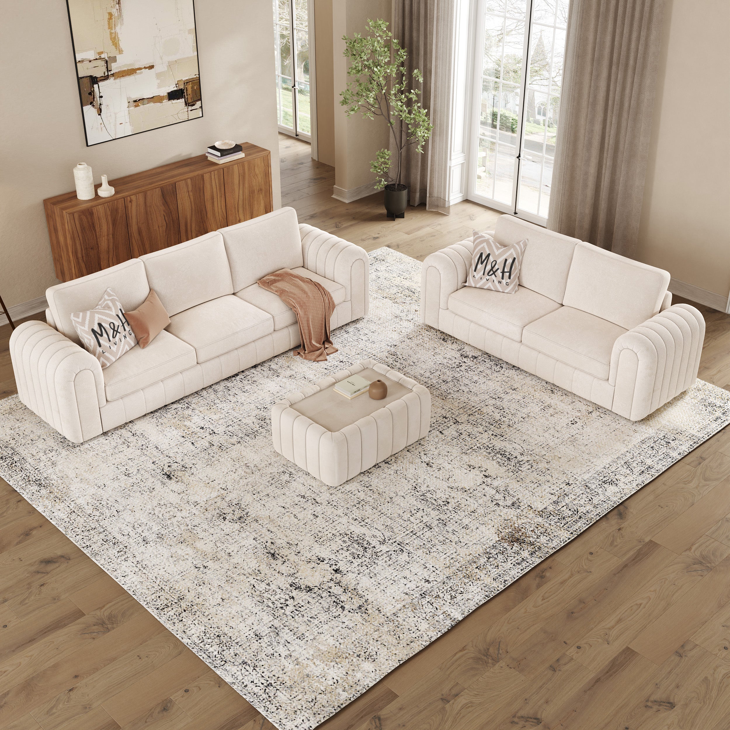 MH Lily 3 + 2 Seaters Sofa Set