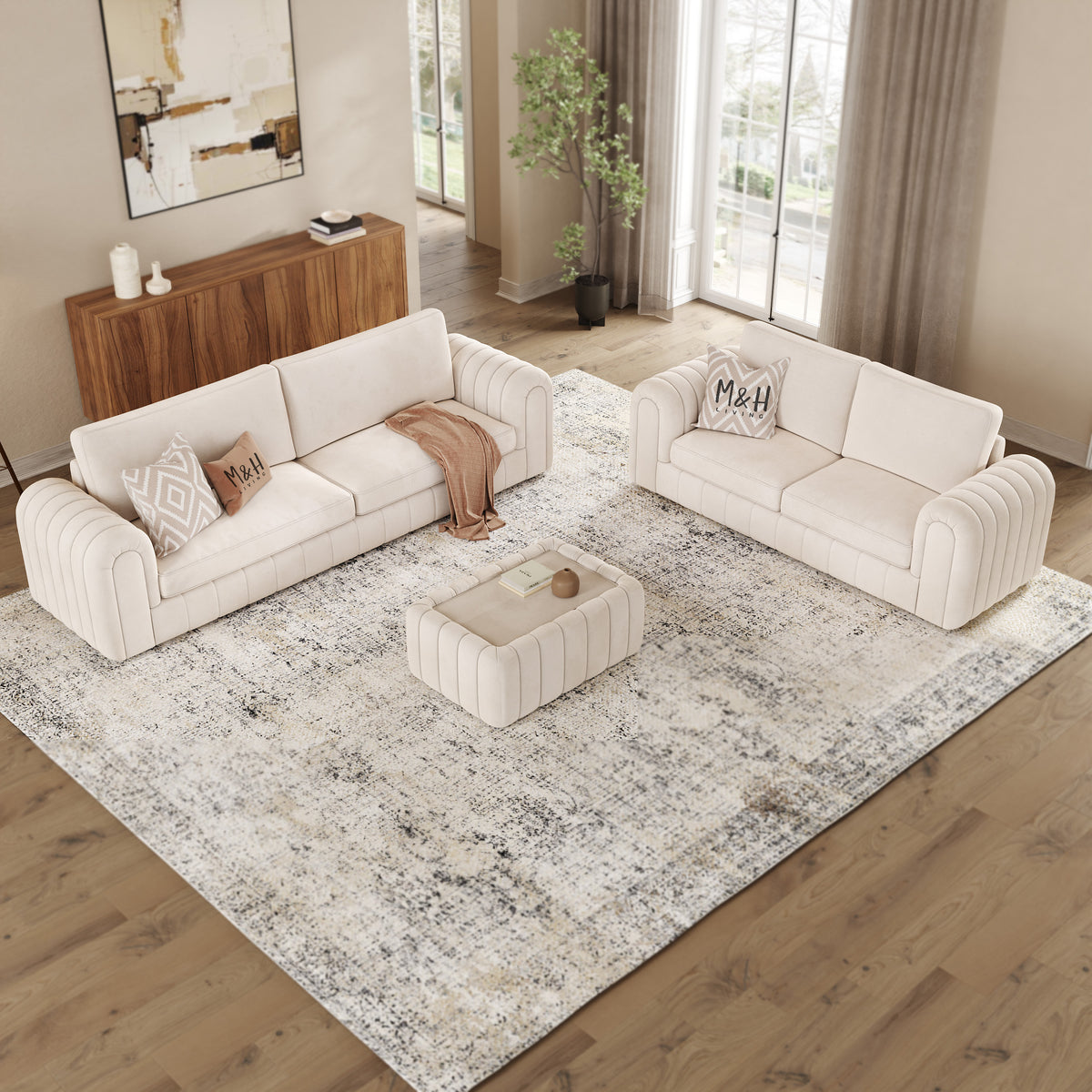 MH Lily 3 + 2 Seaters Sofa Set