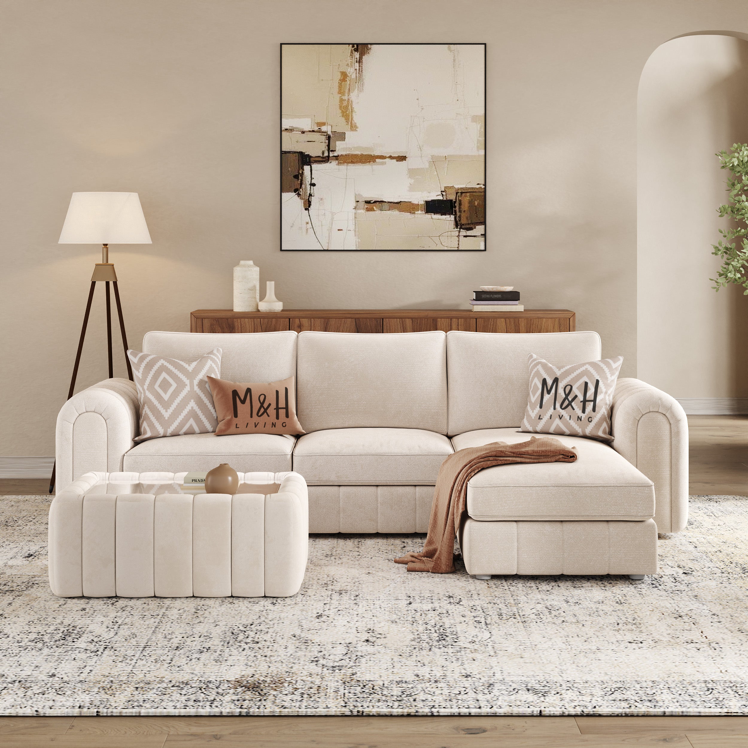 MH Lily L Shape Sofa