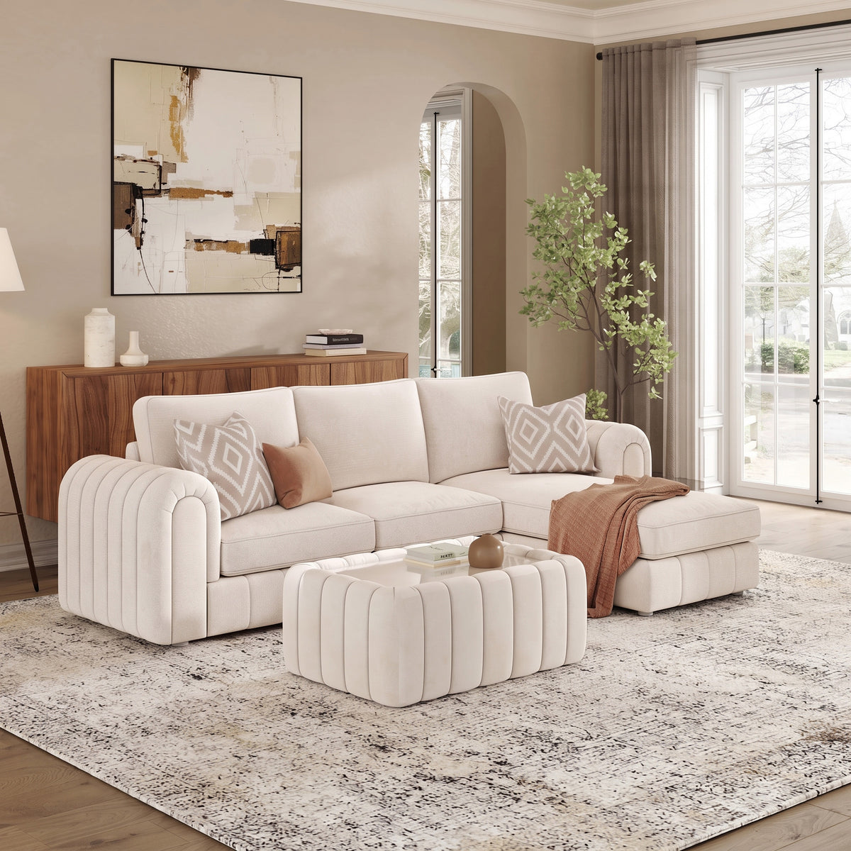 British-made sofa by M&H Living, handmade at the Yorkshire workshop