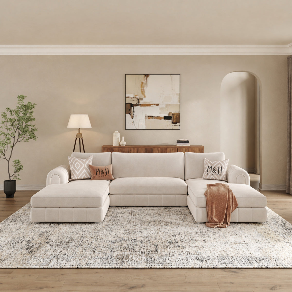 MH Lily U Shape Sofa