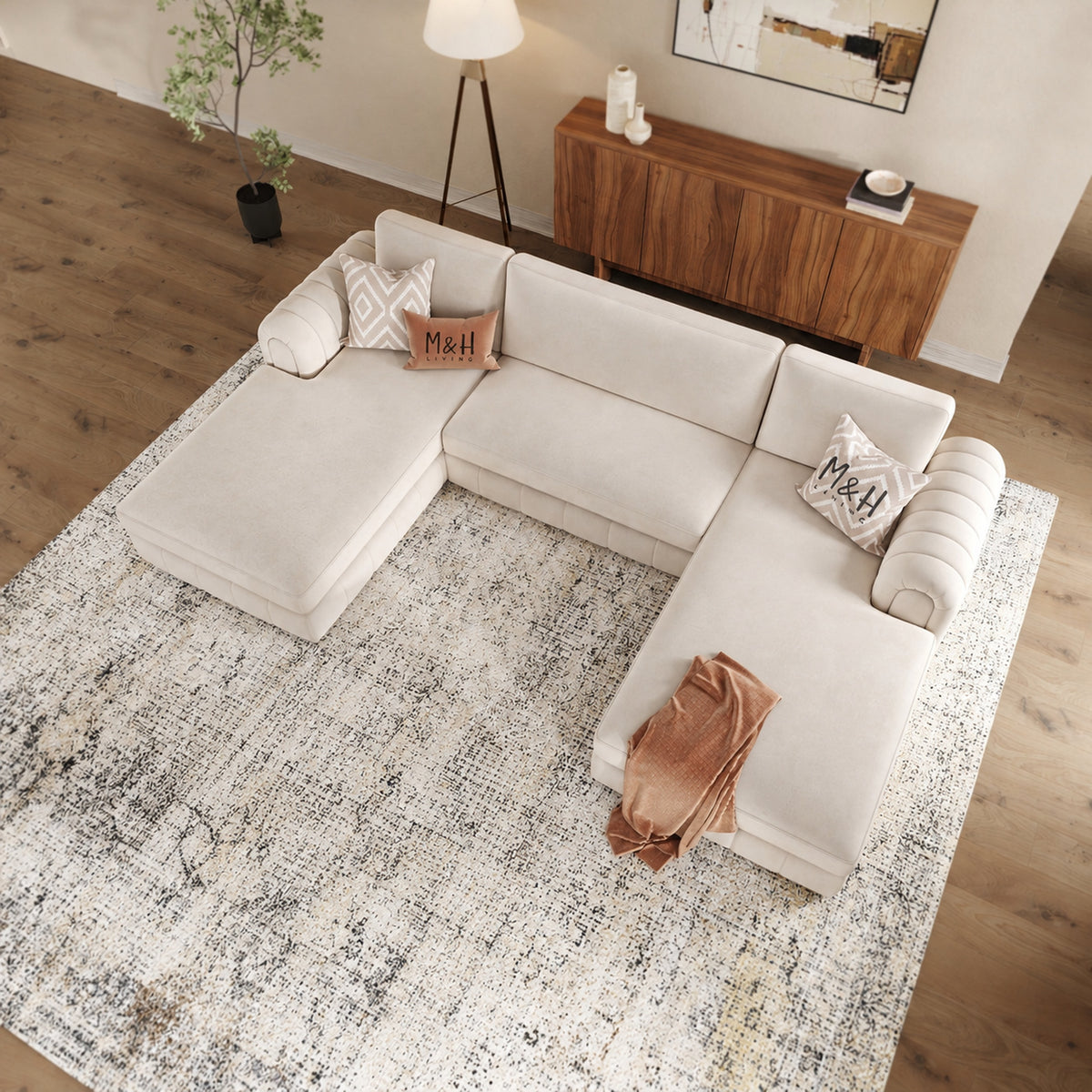 MH Lily U Shape Sofa