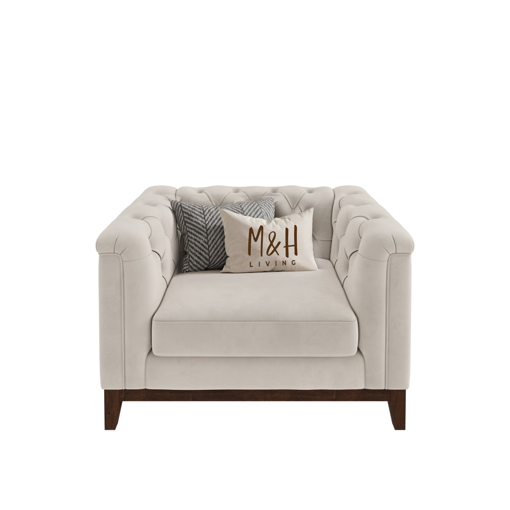 MH Luxury Chesterfield 1 Seater Sofa