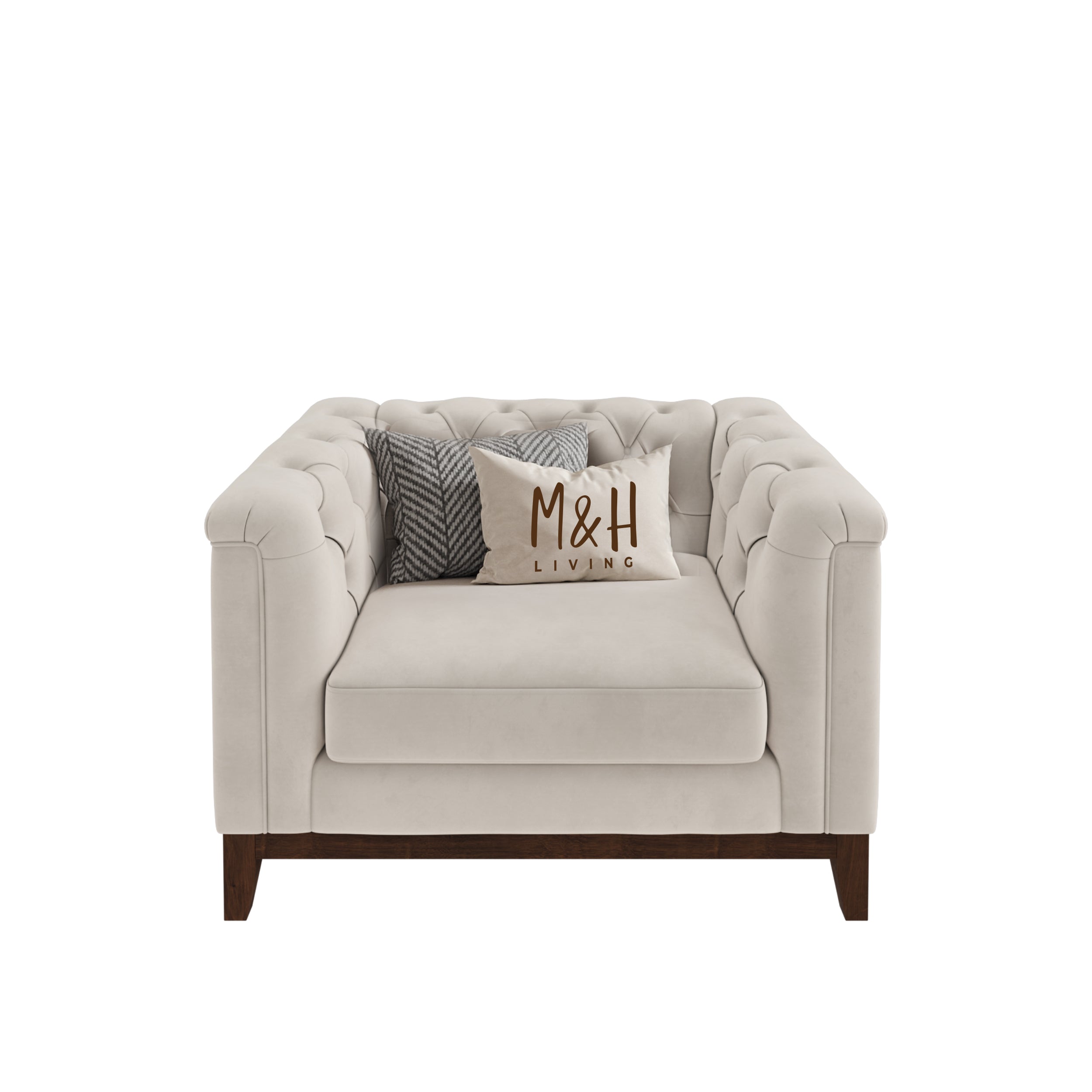 MH Luxury Chesterfield 1 Seater Sofa