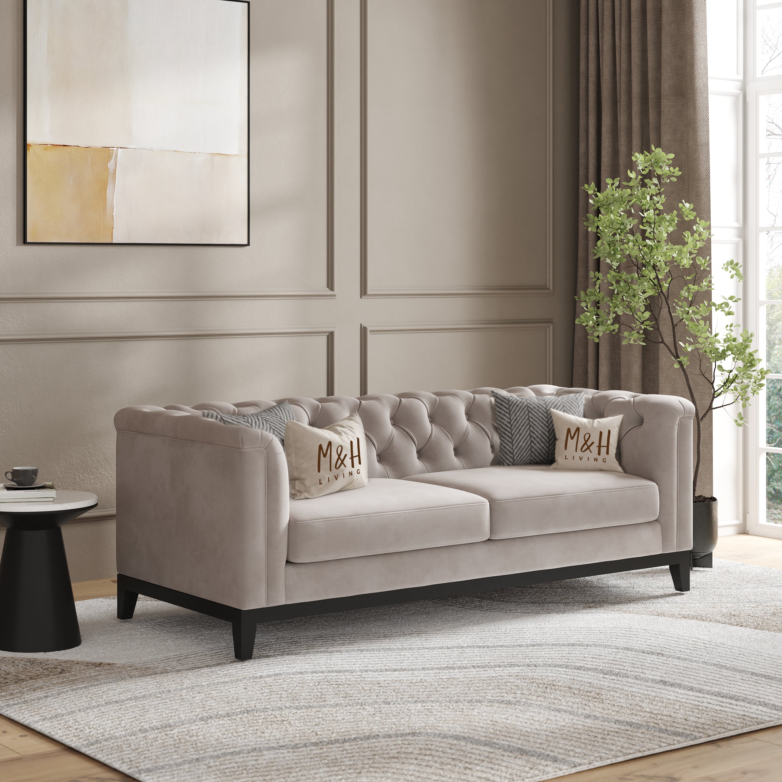 MH Luxury Chesterfield 2 Seater Sofa