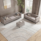 MH Luxury Chesterfield 3 + 2 Seaters Sofa Set