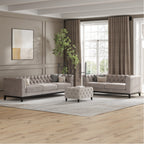 MH Luxury Chesterfield 3 + 2 Seaters Sofa Set