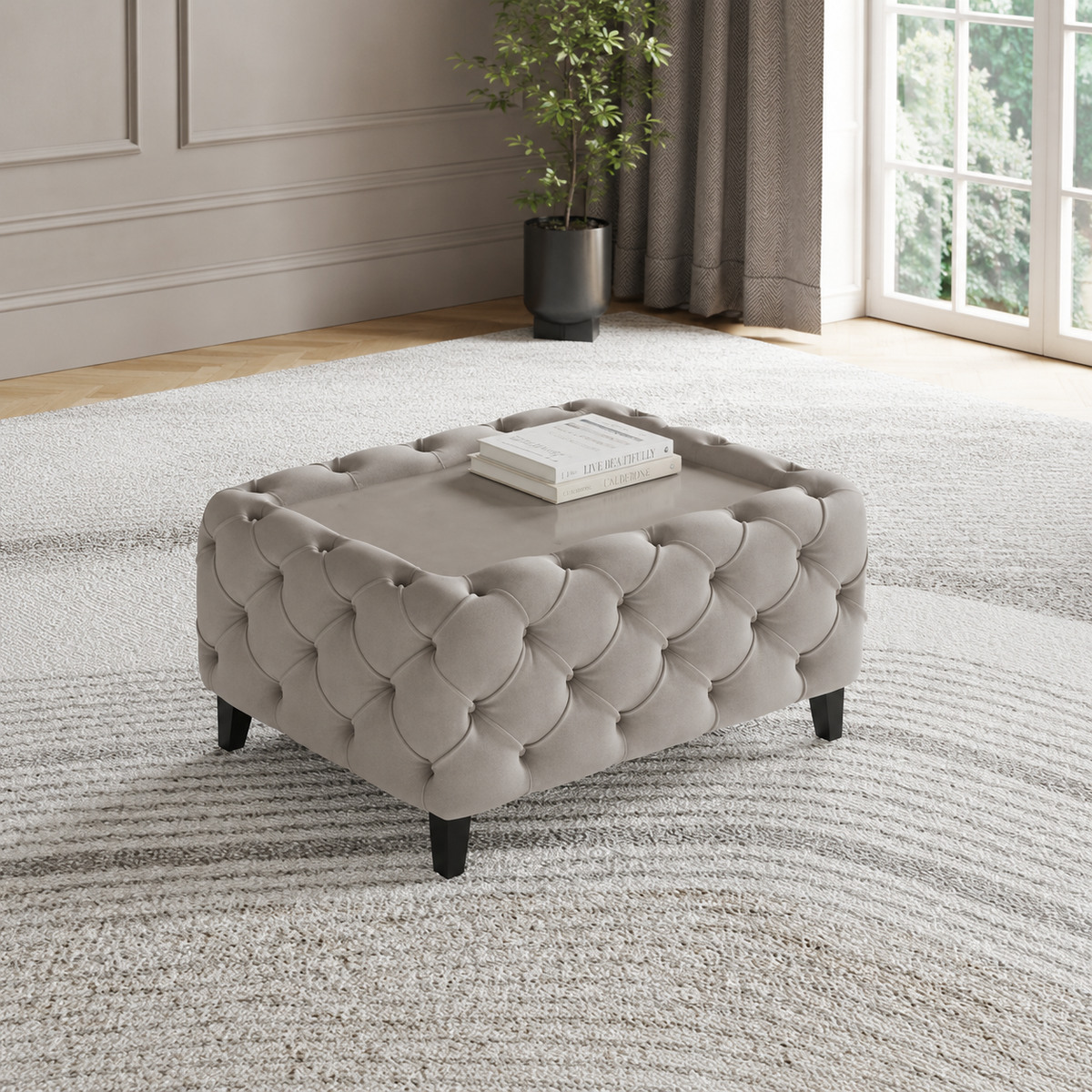 MH Luxury Chesterfield Coffee Table