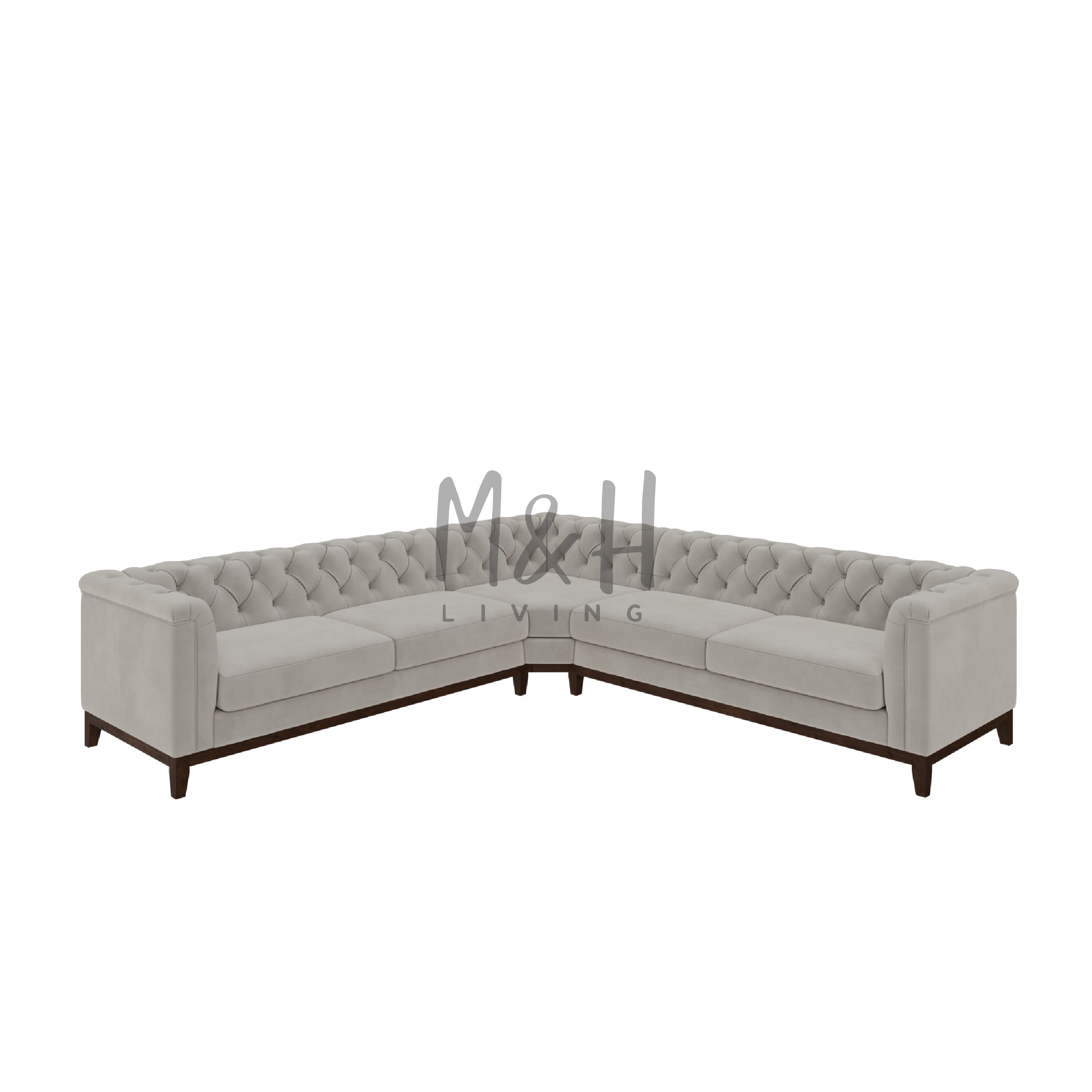 MH Luxury Chesterfield Corner Sofa