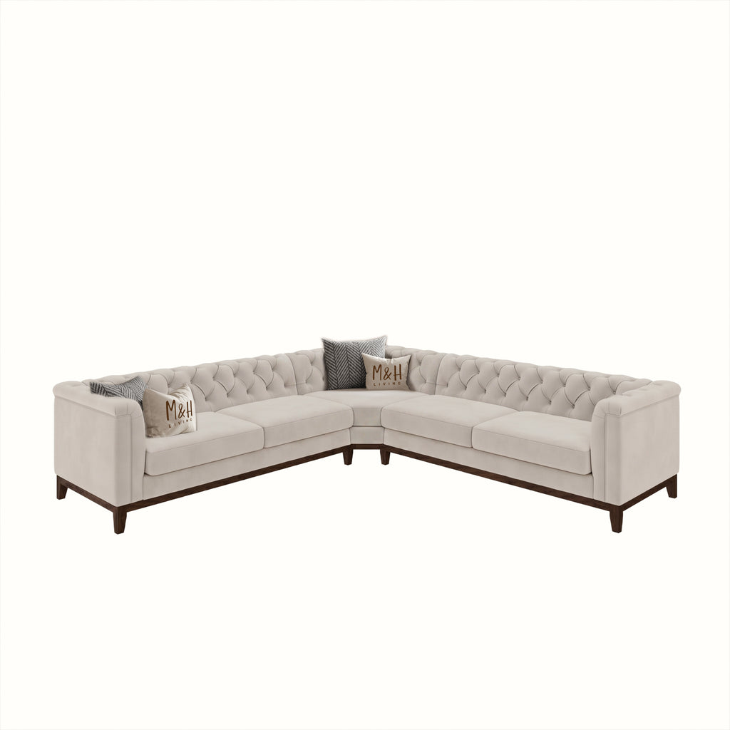 MH Luxury Chesterfield Corner Sofa
