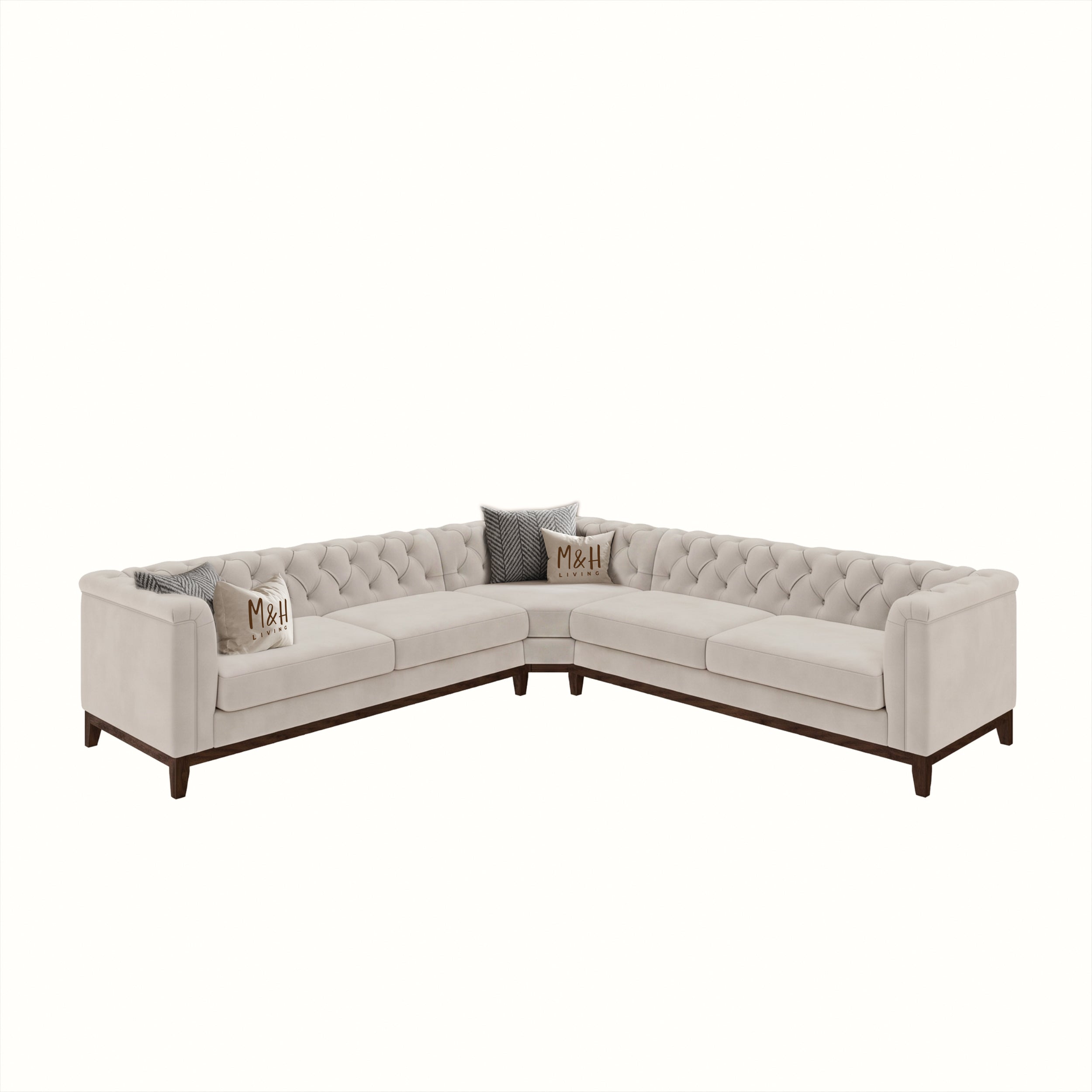 MH Luxury Chesterfield Corner Sofa