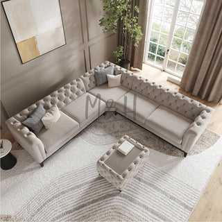 MH Luxury Chesterfield Corner Sofa