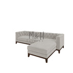 MH Luxury Chesterfield L Shape Sofa