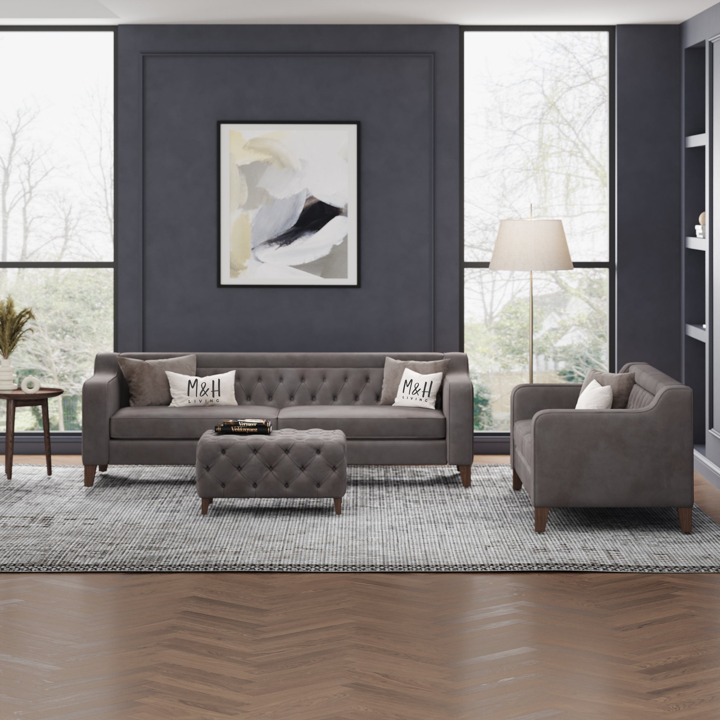 MH Theo 3 + 2 Seaters Sofa Set