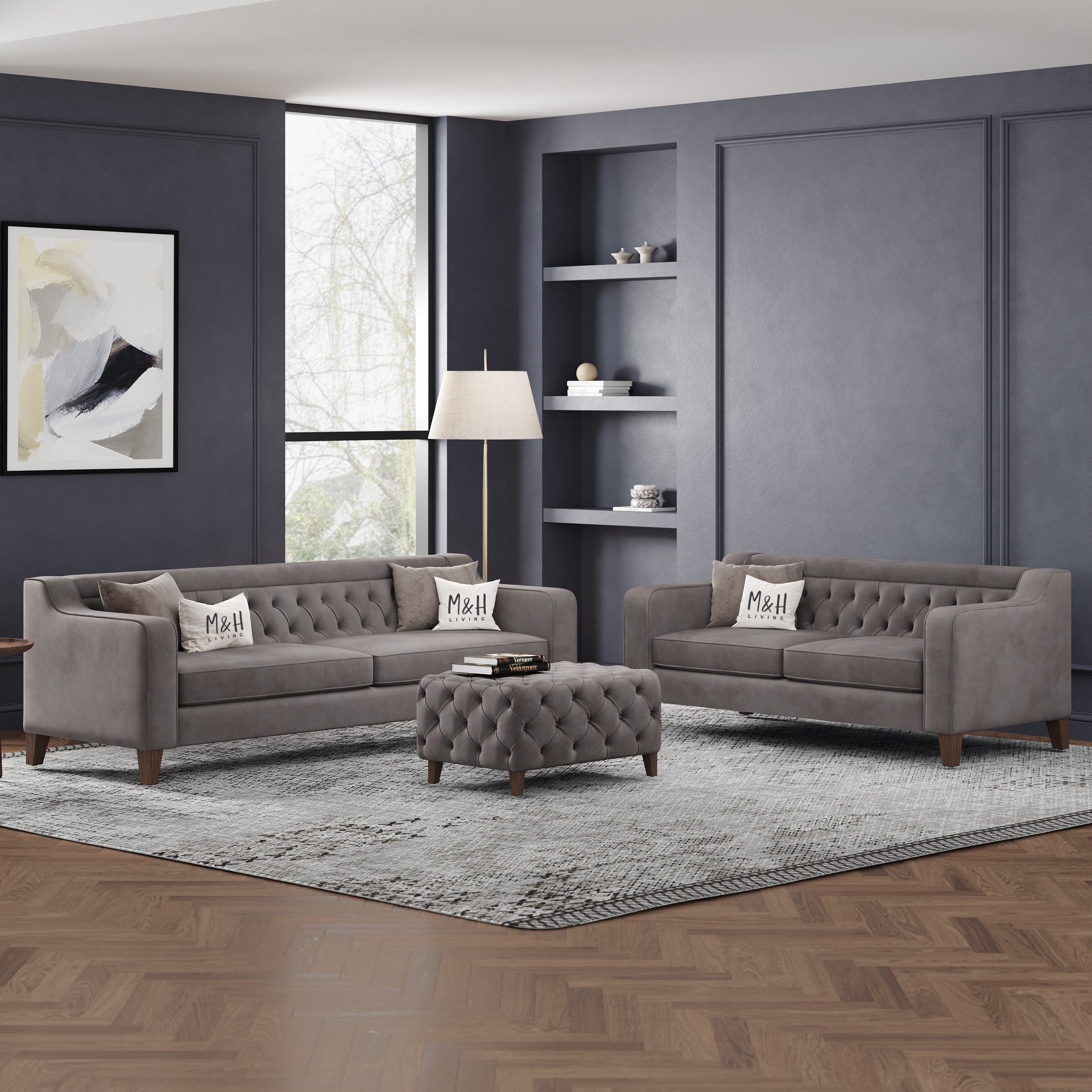 MH Theo 3 + 2 Seaters Sofa Set