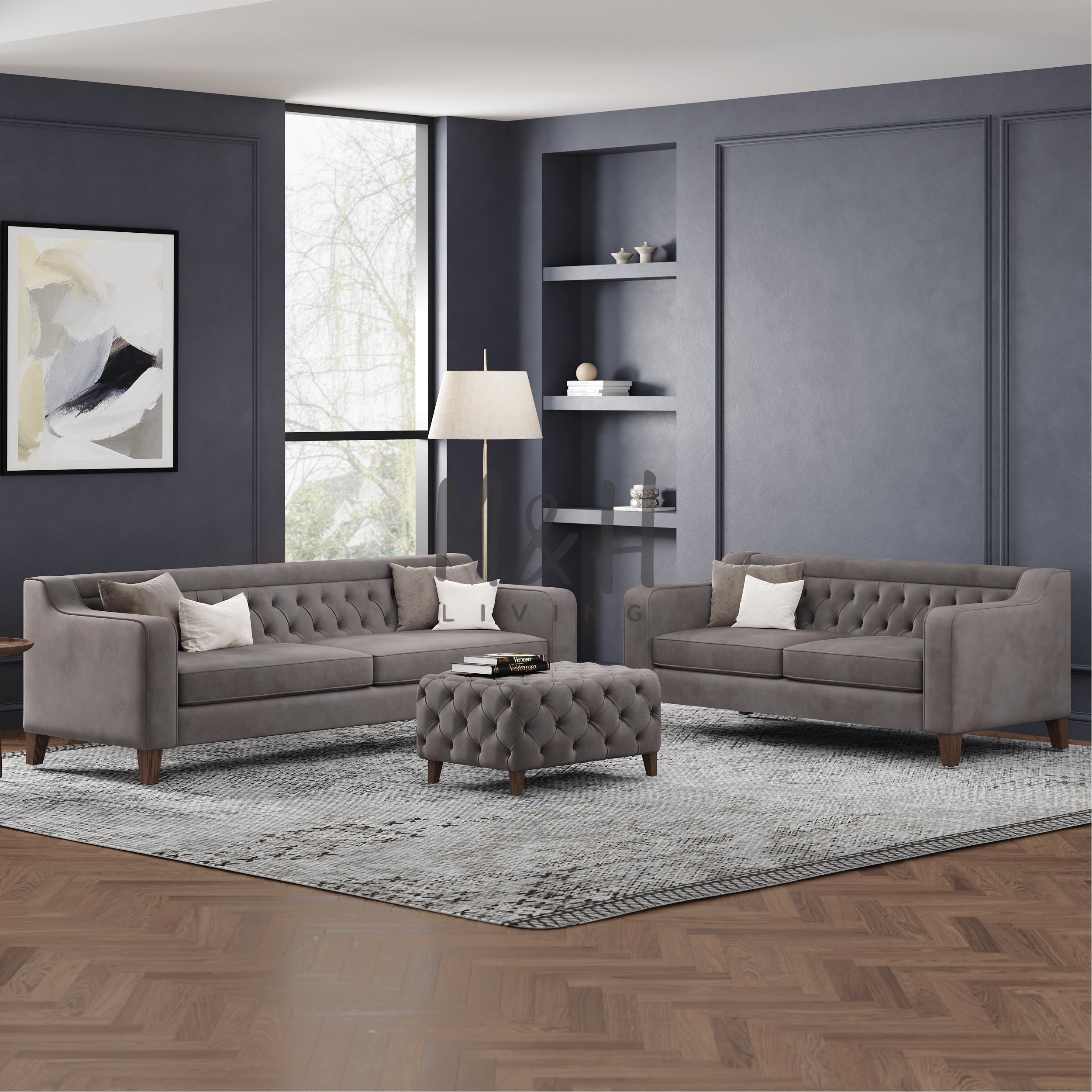 MH Theo 3 + 2 Seaters Sofa Set