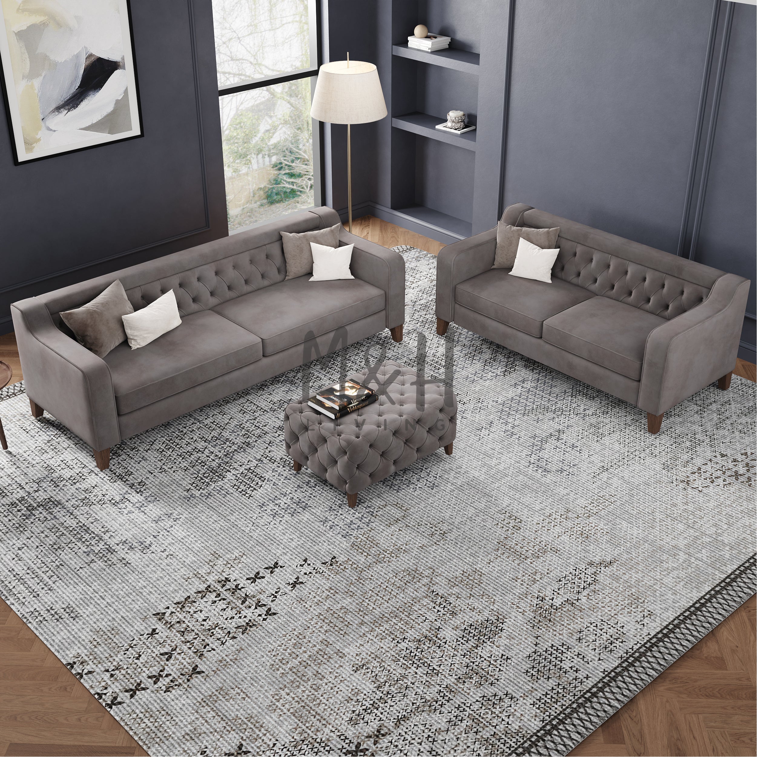 MH Theo 3 + 2 Seaters Sofa Set